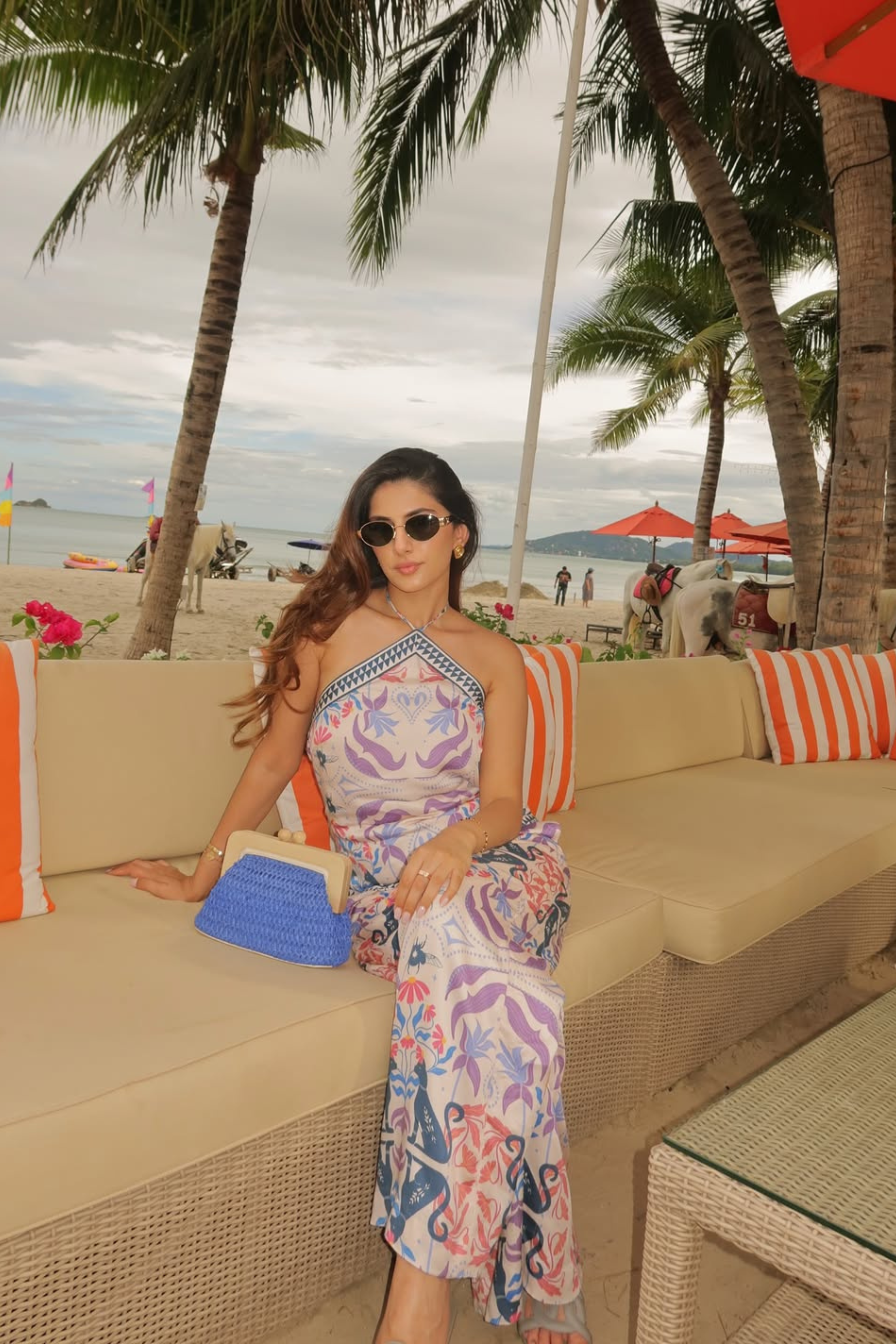 Meher Taluja in Paloma tiger set