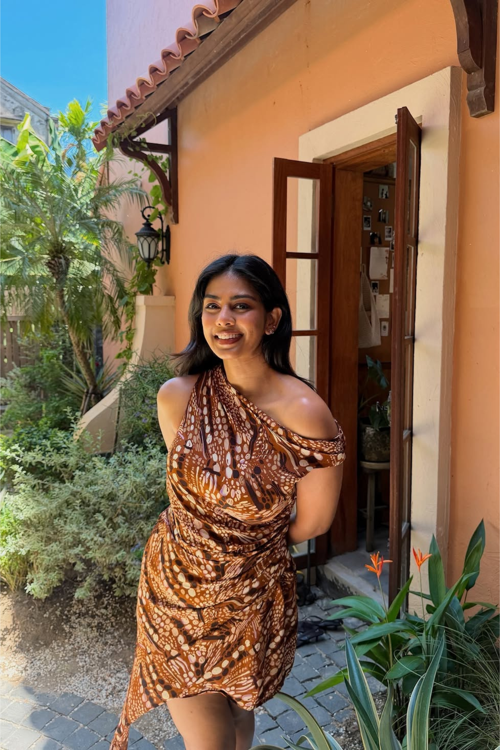 Divya Bopanna in the Nara Drape Dress
