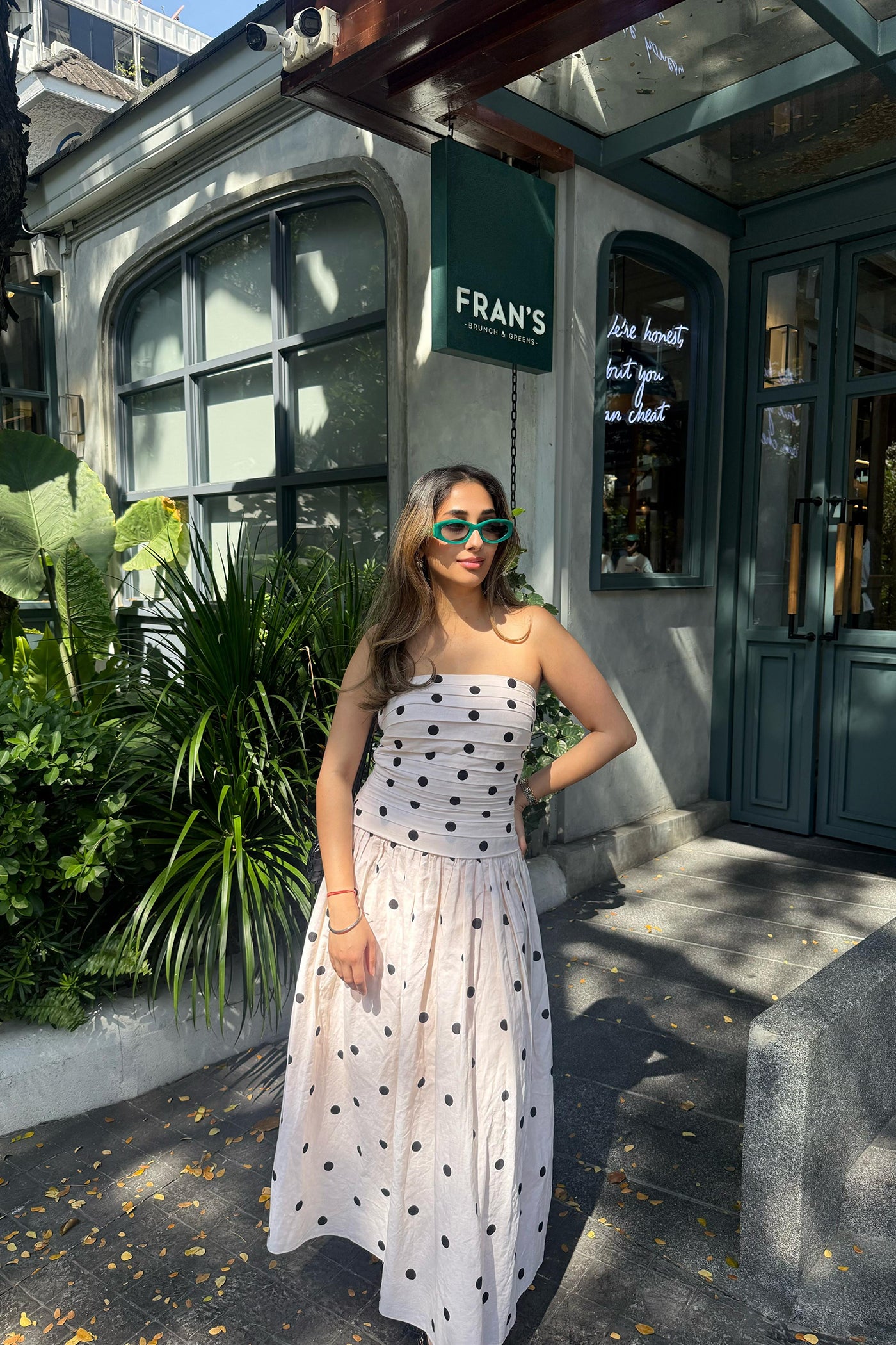 Sahana In Leia Strapless Dress