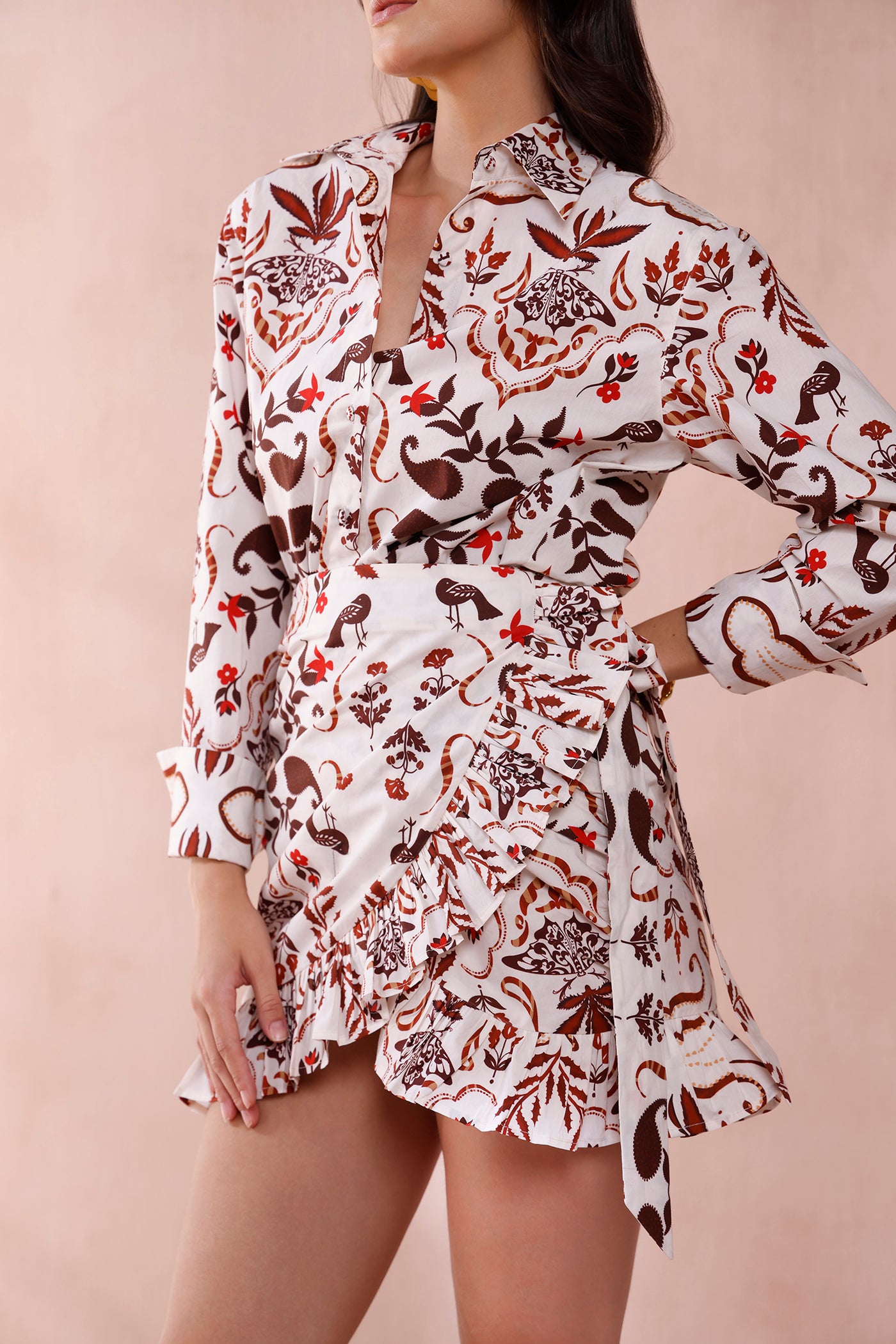 Ivory Bloom Wrap Set