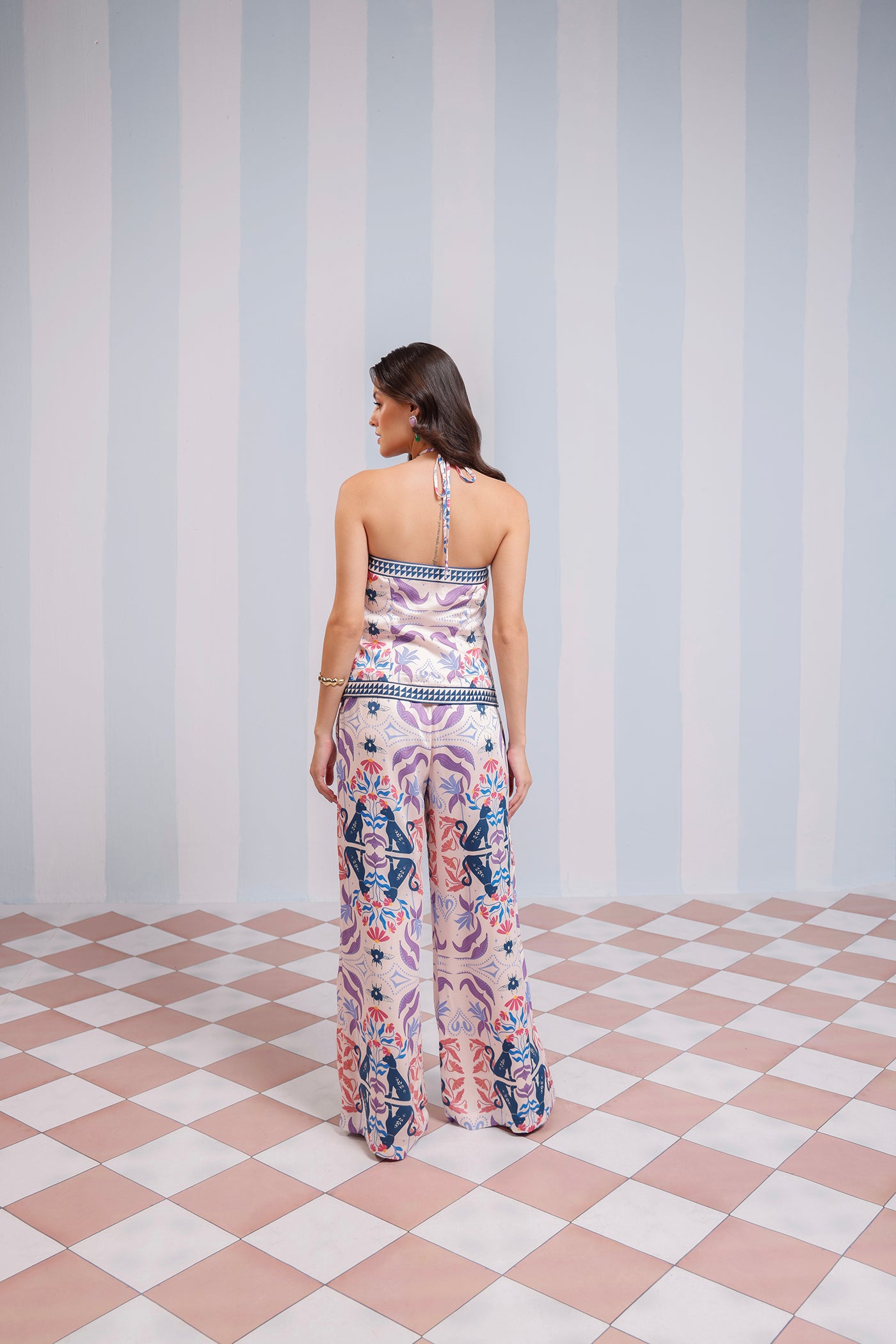 Paloma Tiger Pant Set