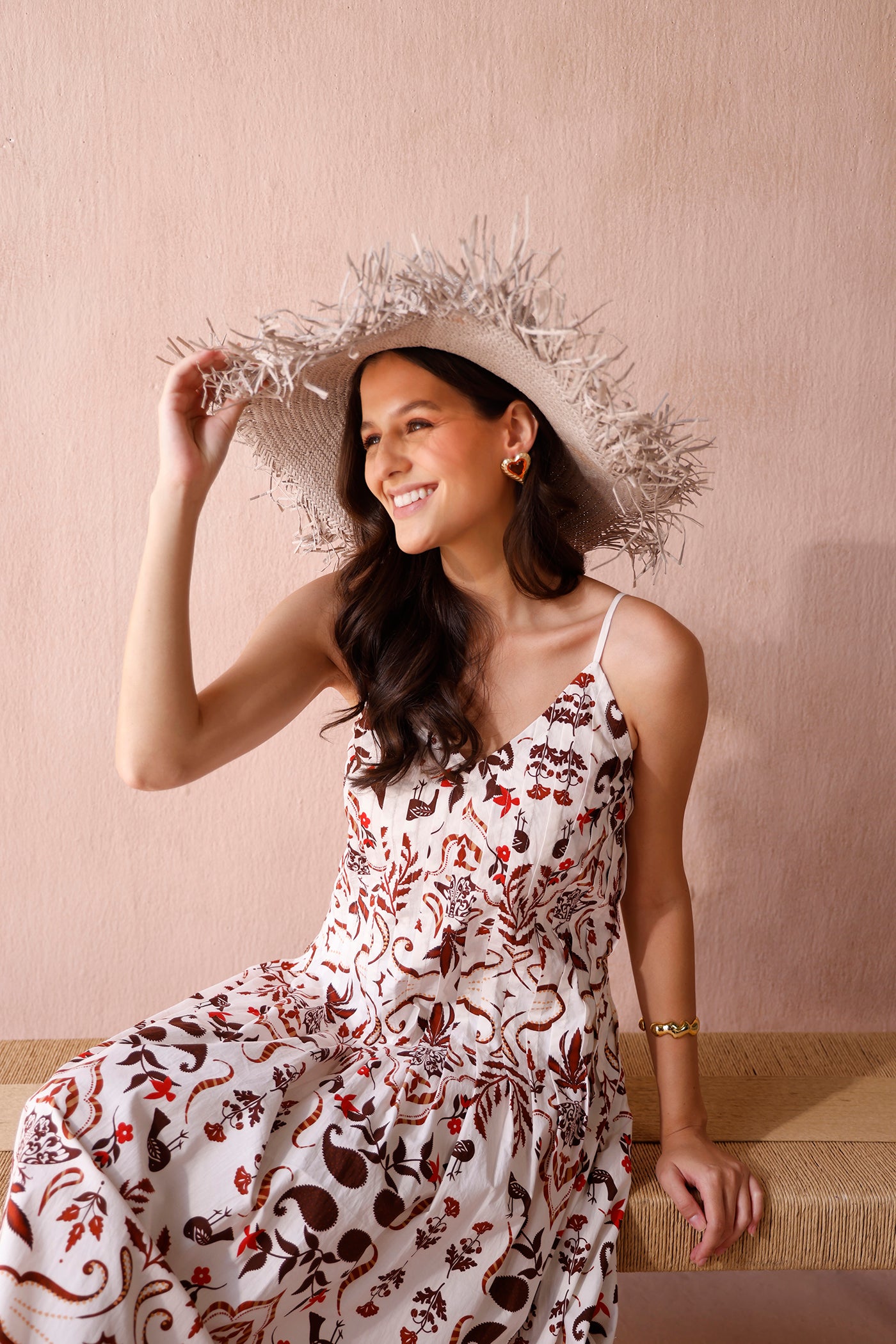 Ivory Bloom Sundress