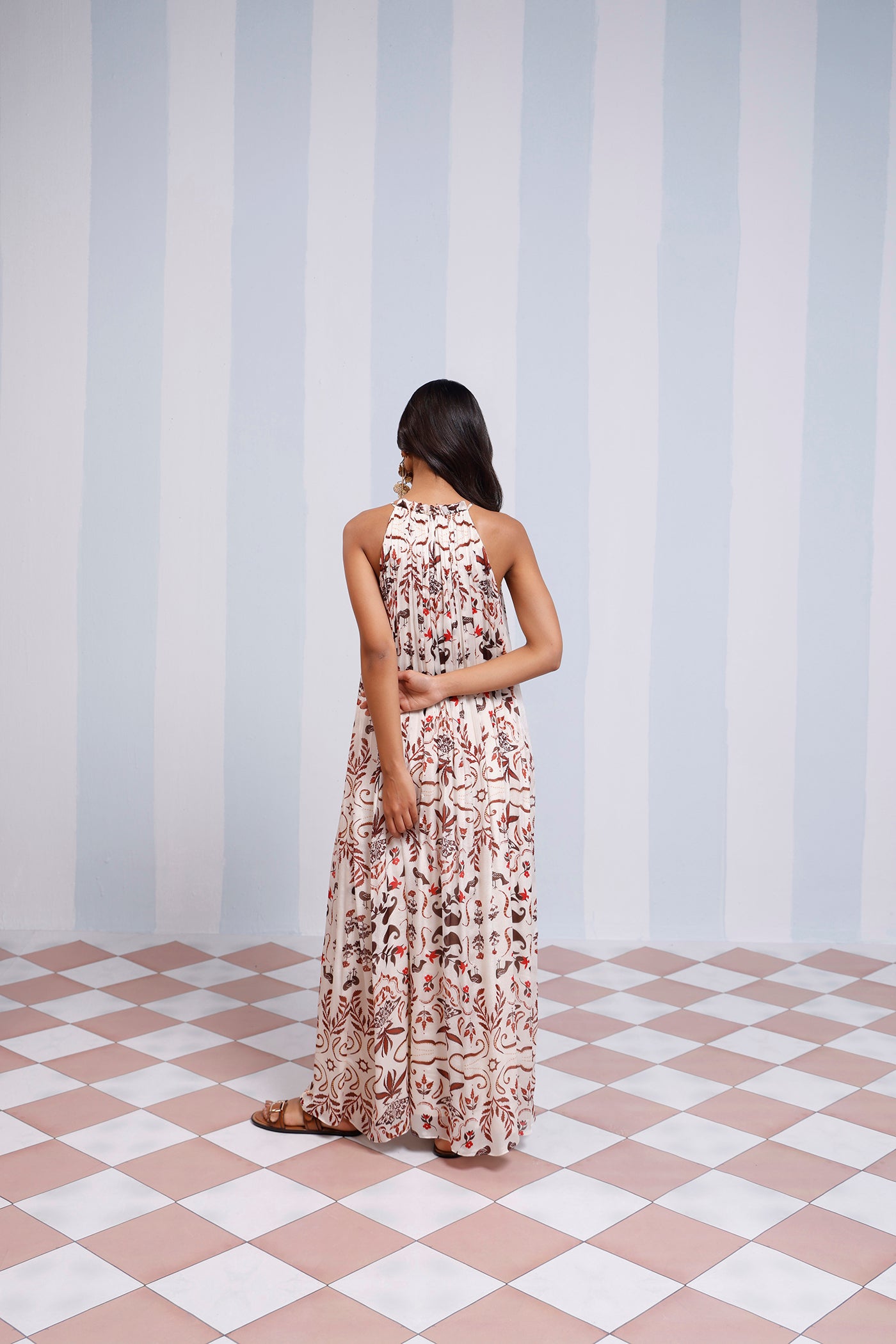 Ivory Bloom Maxi Dress