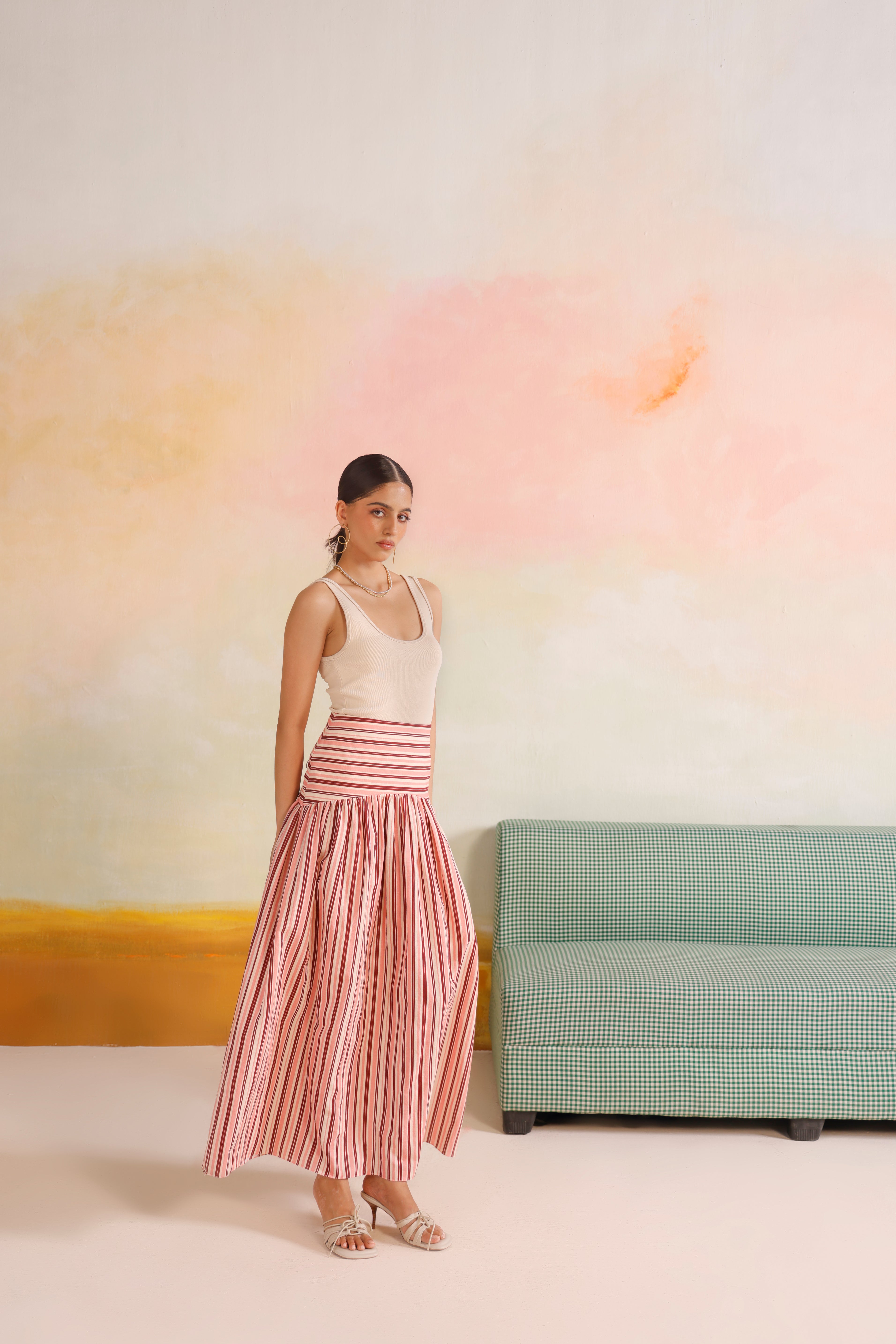 Zia Stripe Skirt