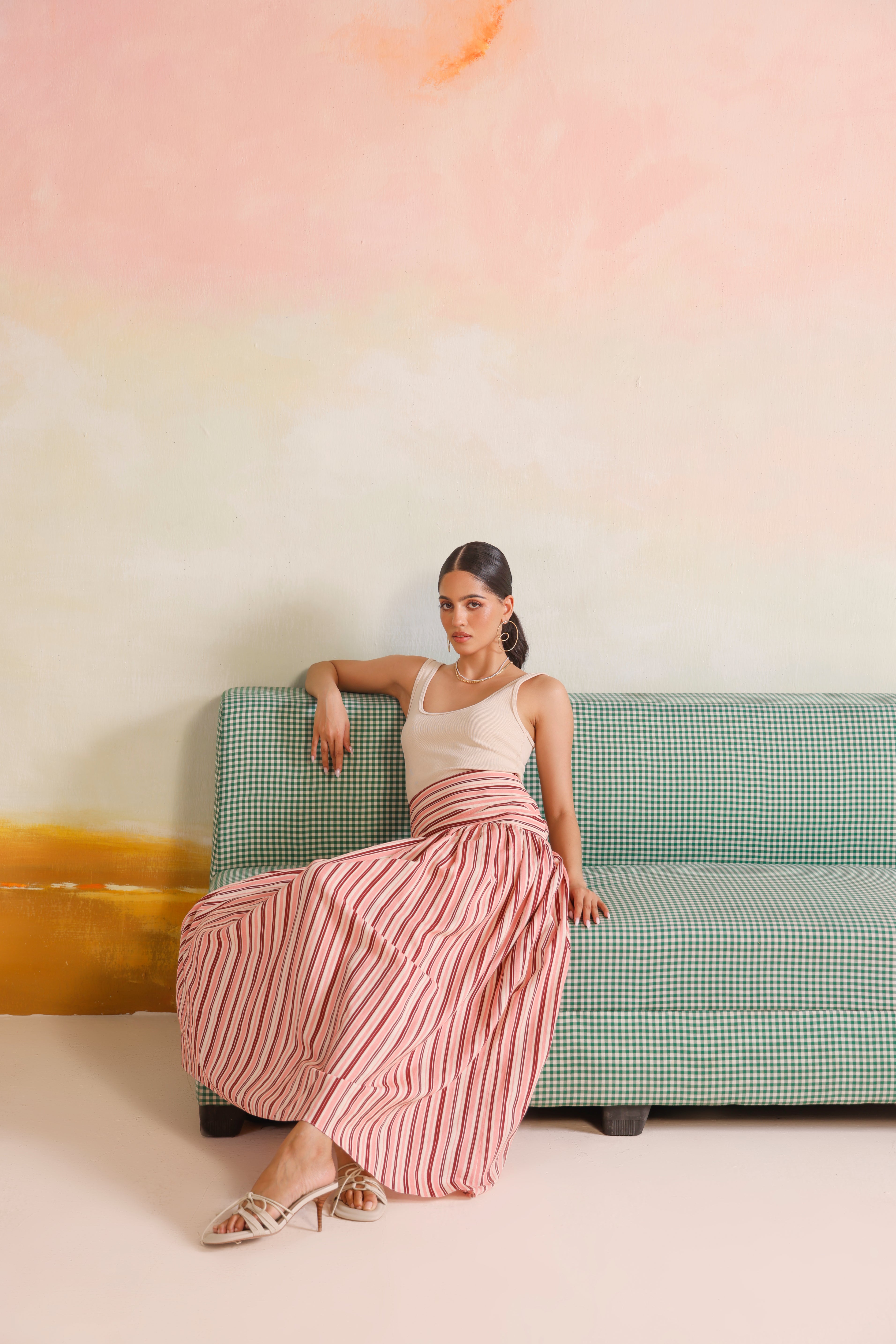 Zia Stripe Skirt