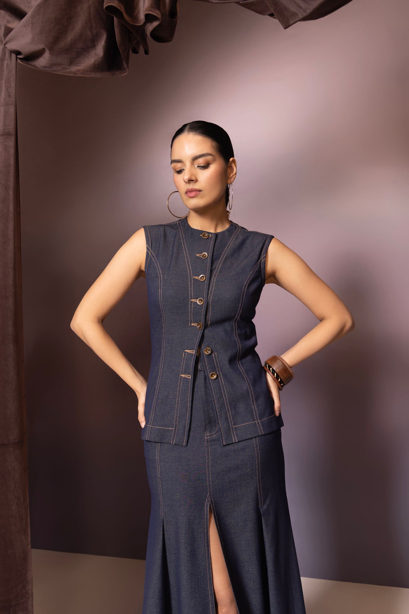 Surina In Isla Denim Co-Ord