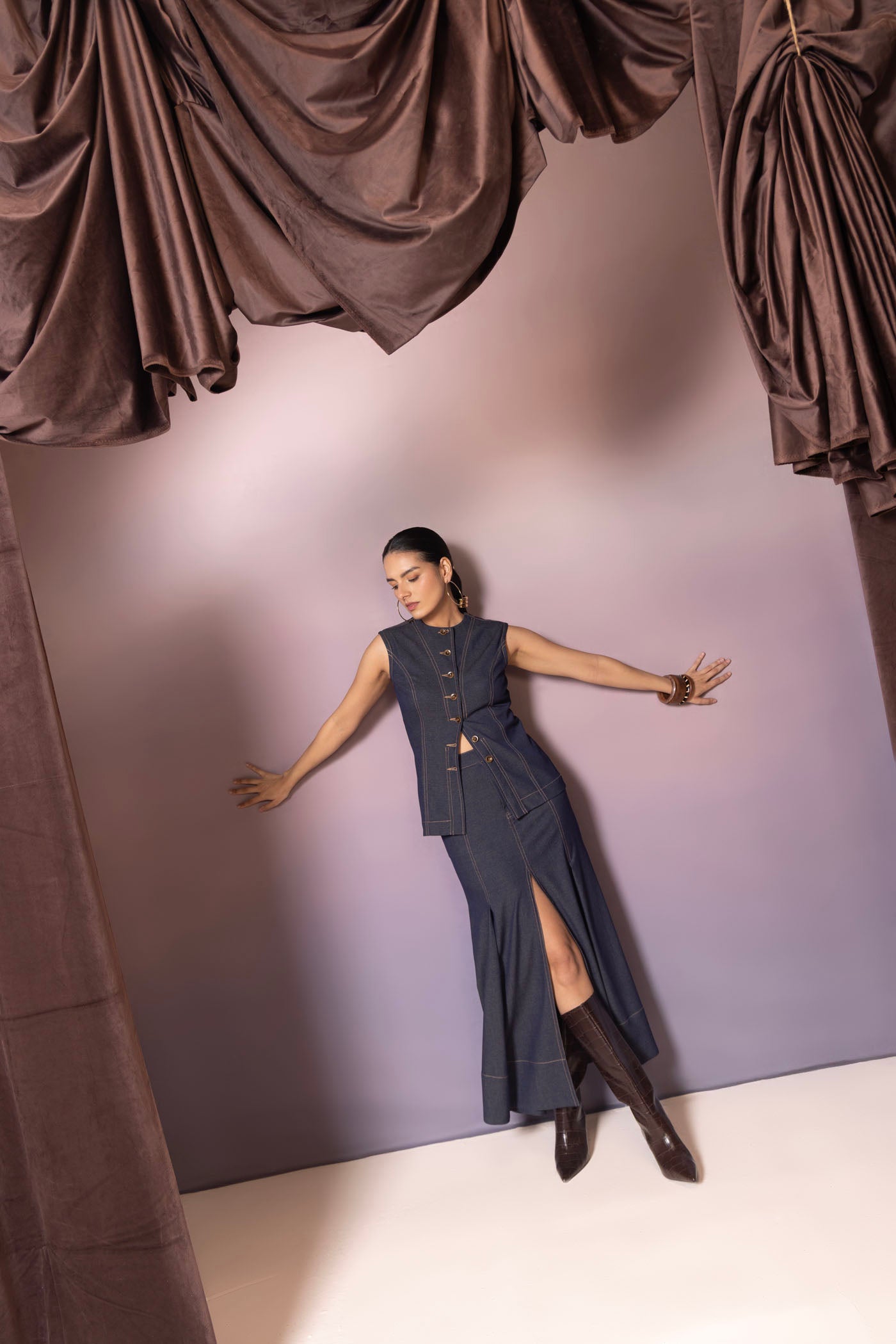 Surina In Isla Denim Co-Ord