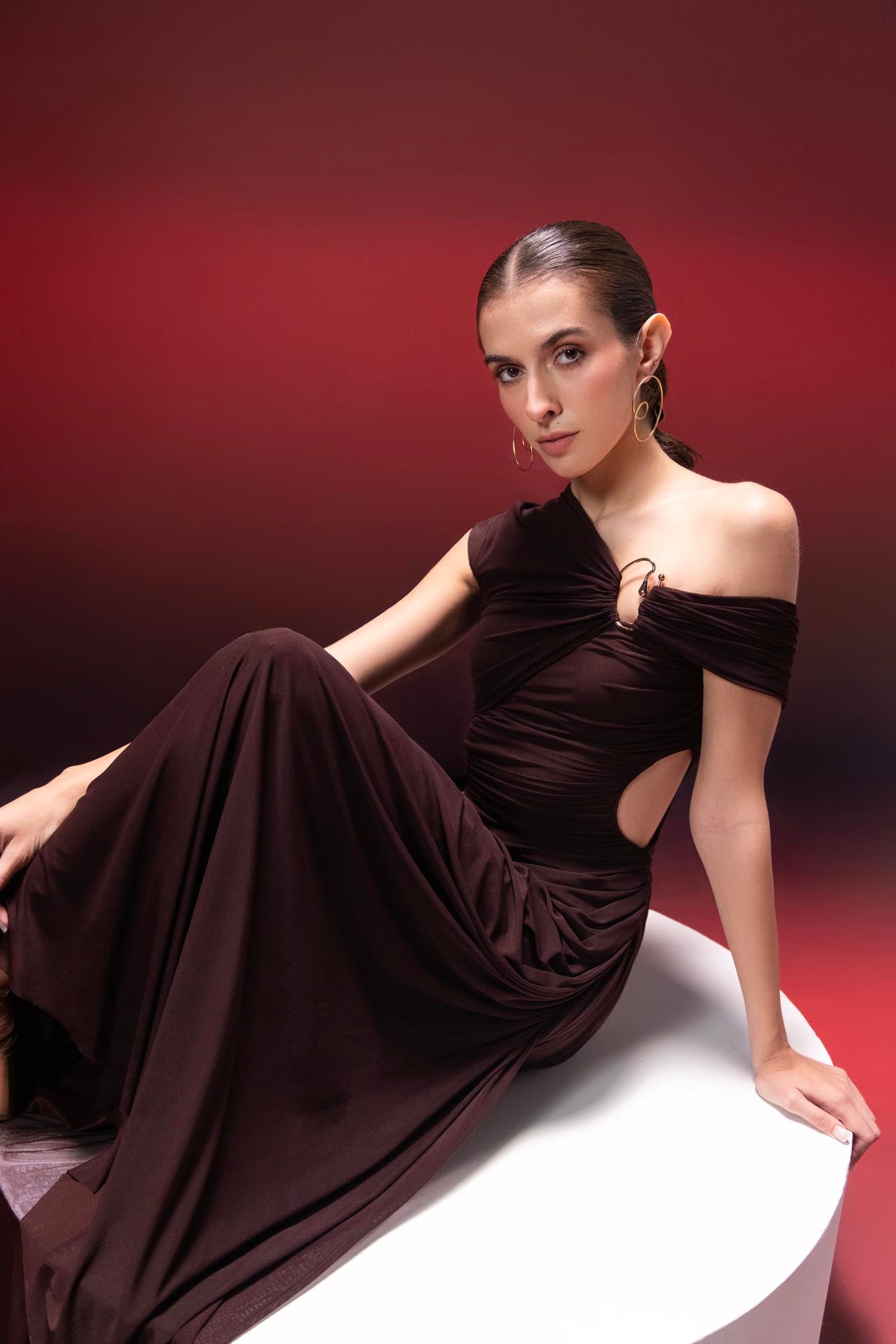 Alisha One-Shoulder Dress