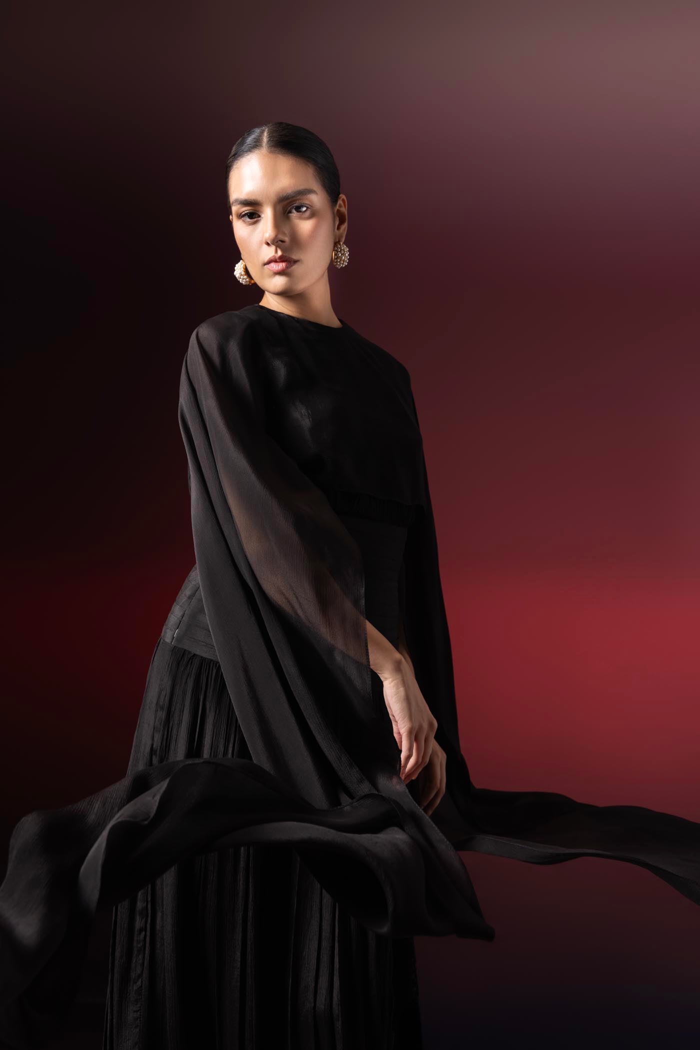 Jessie Li In Aurelia Maxi Dress