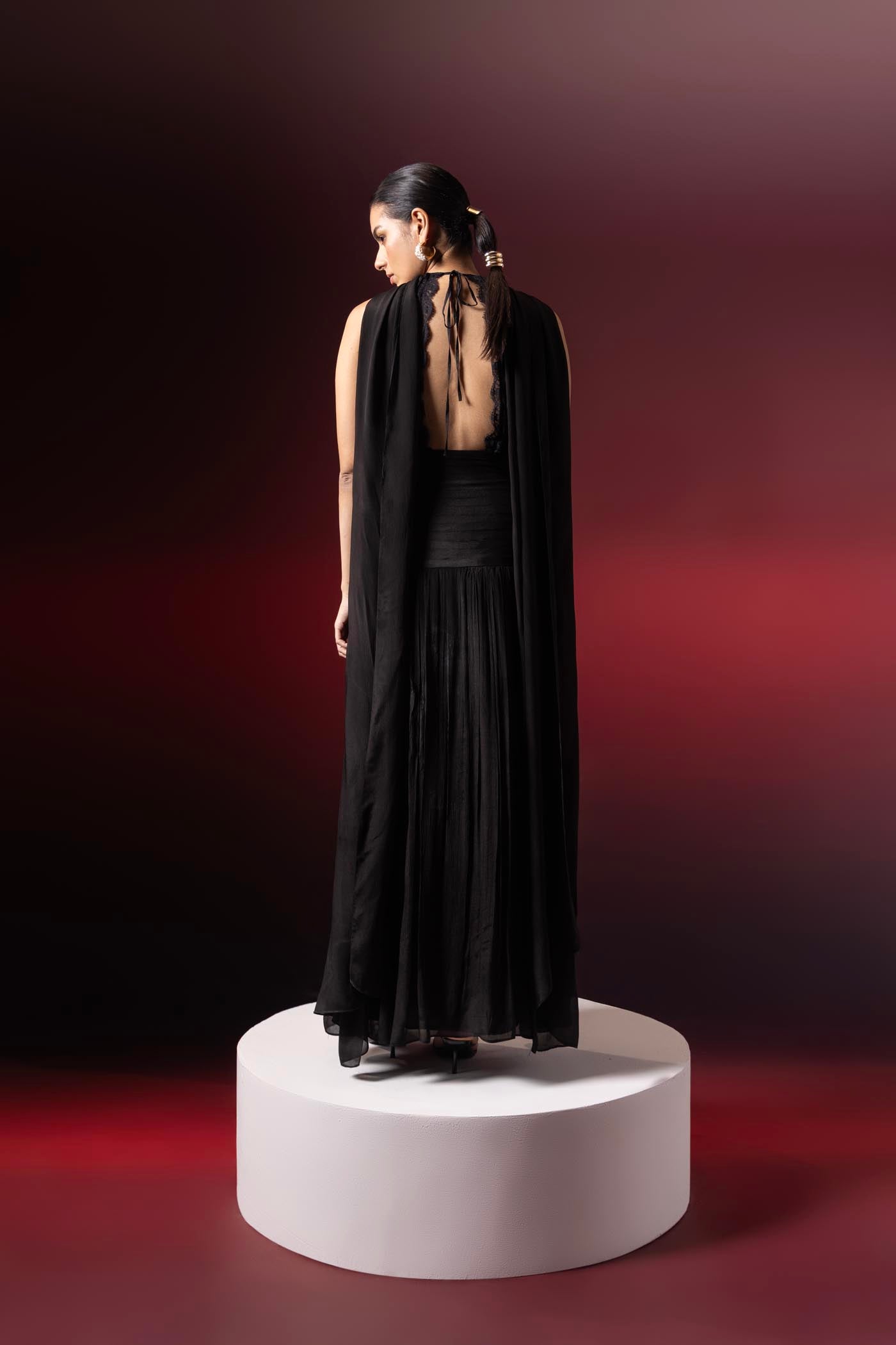 Jessie Li In Aurelia Maxi Dress