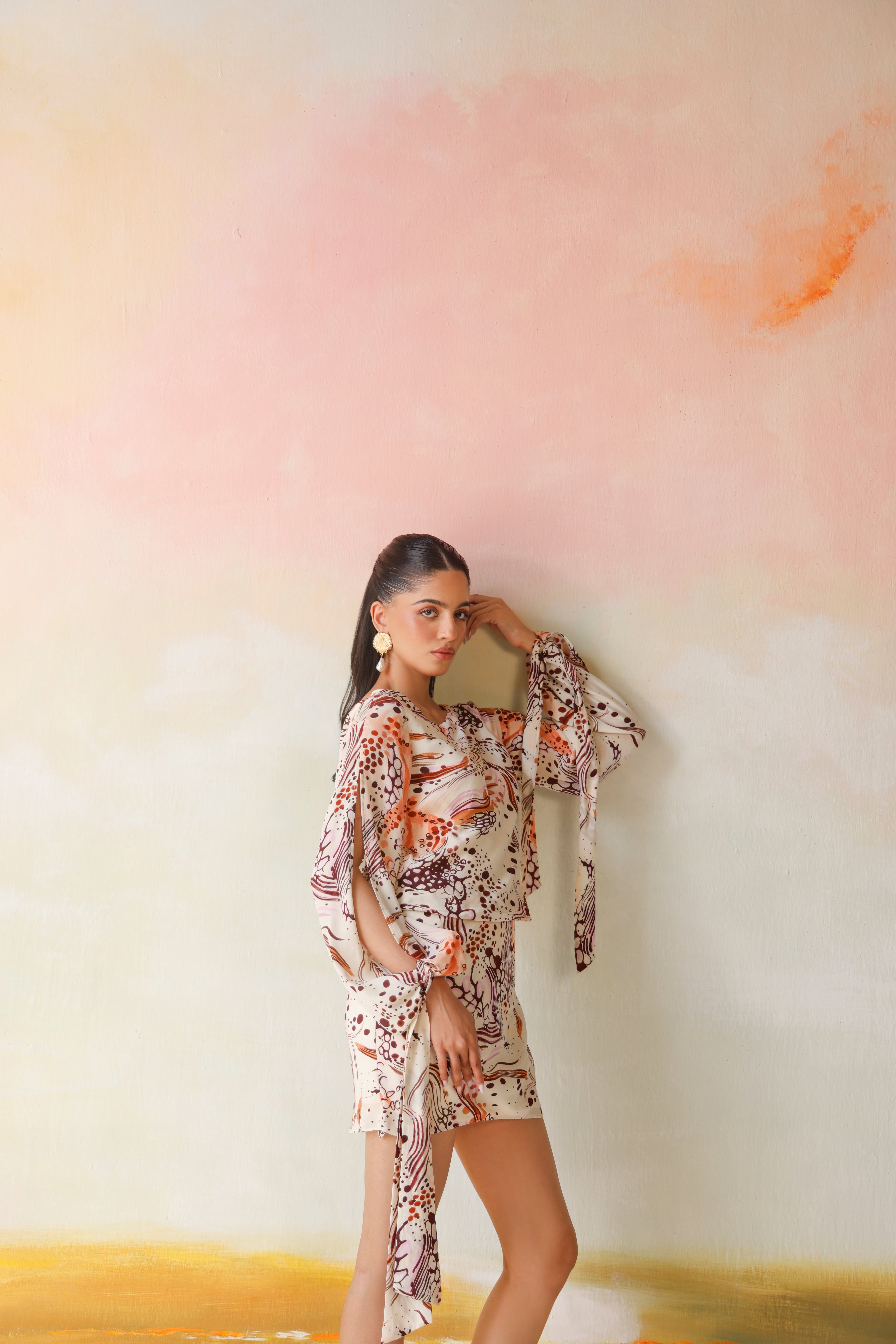 Savanna Cowl Mini Dress