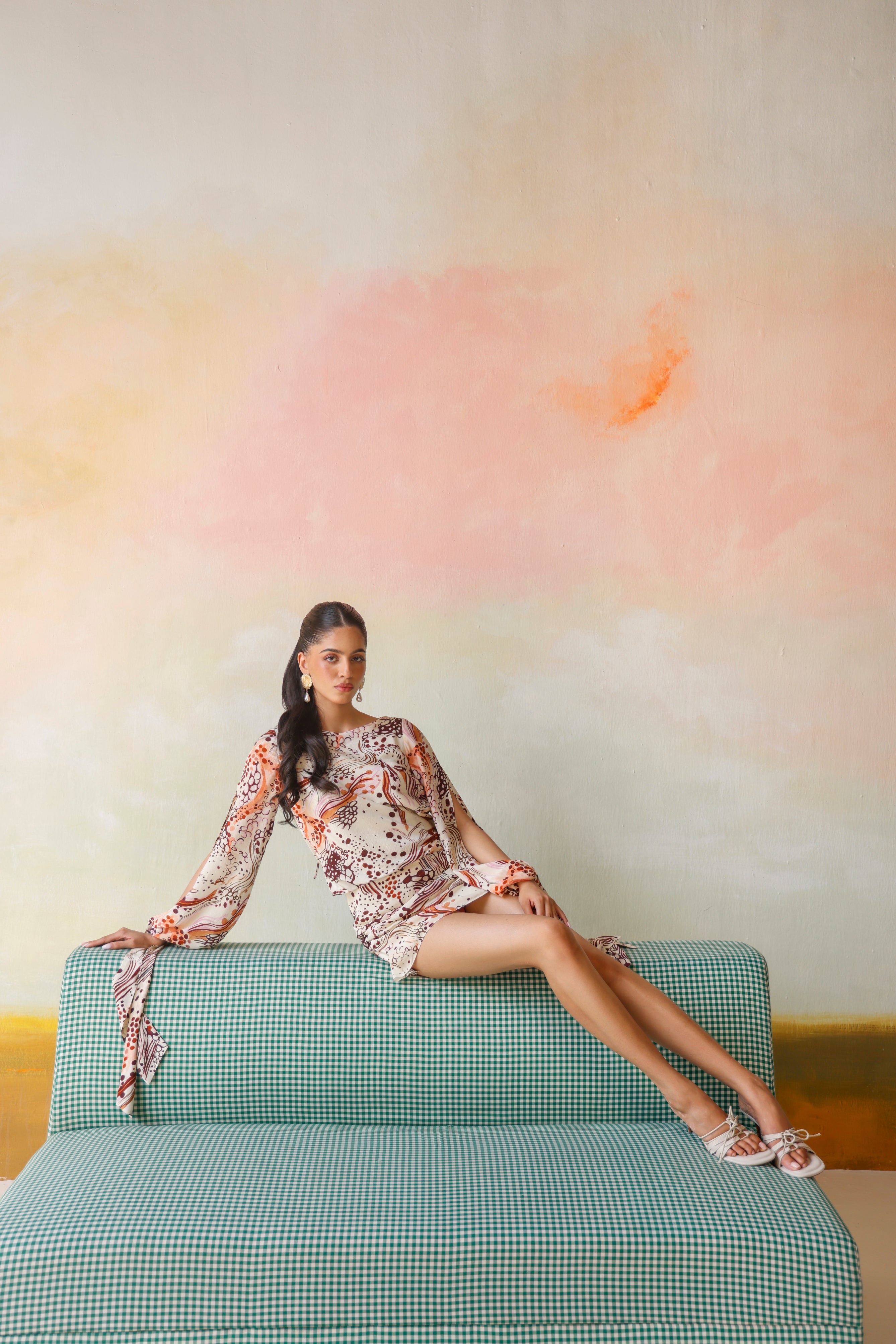 Savanna Cowl Mini Dress