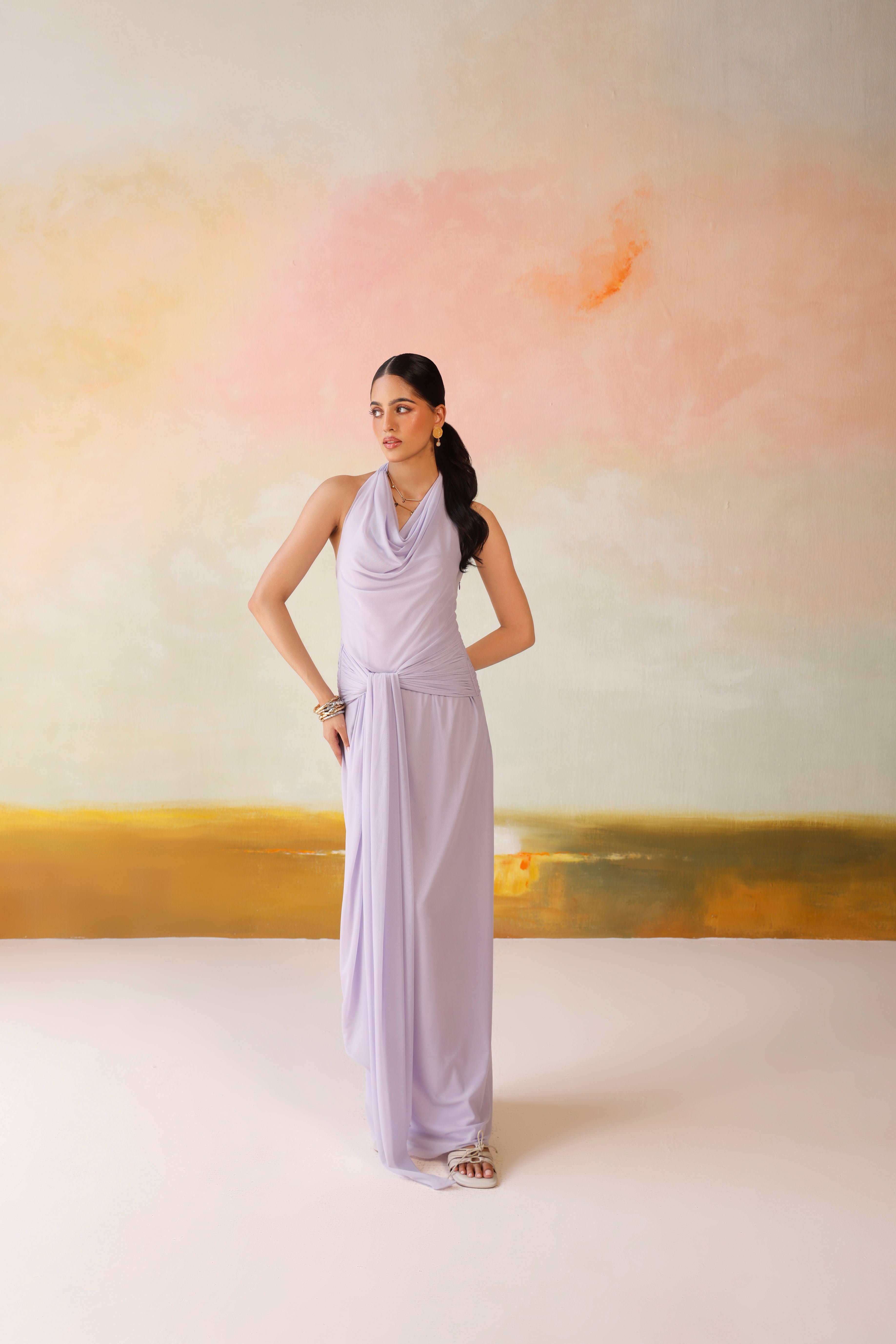 Iris Halter Dress