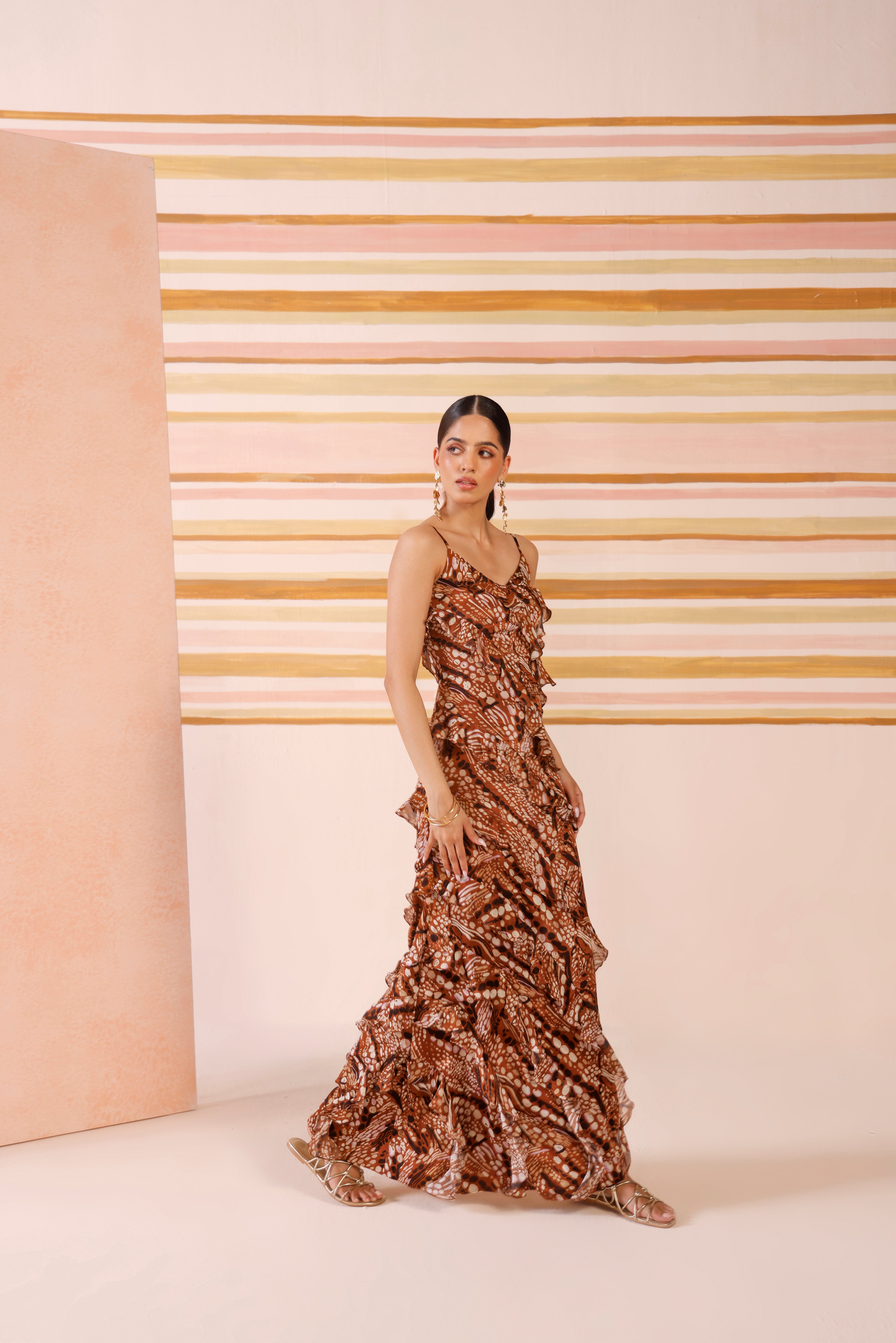 Nara Ruffle Dress