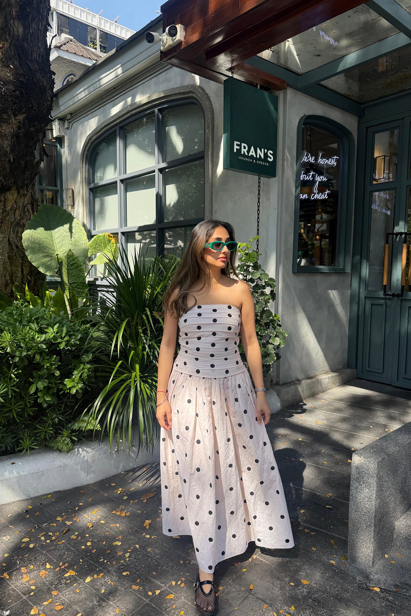 Sahana In Leia Strapless Dress