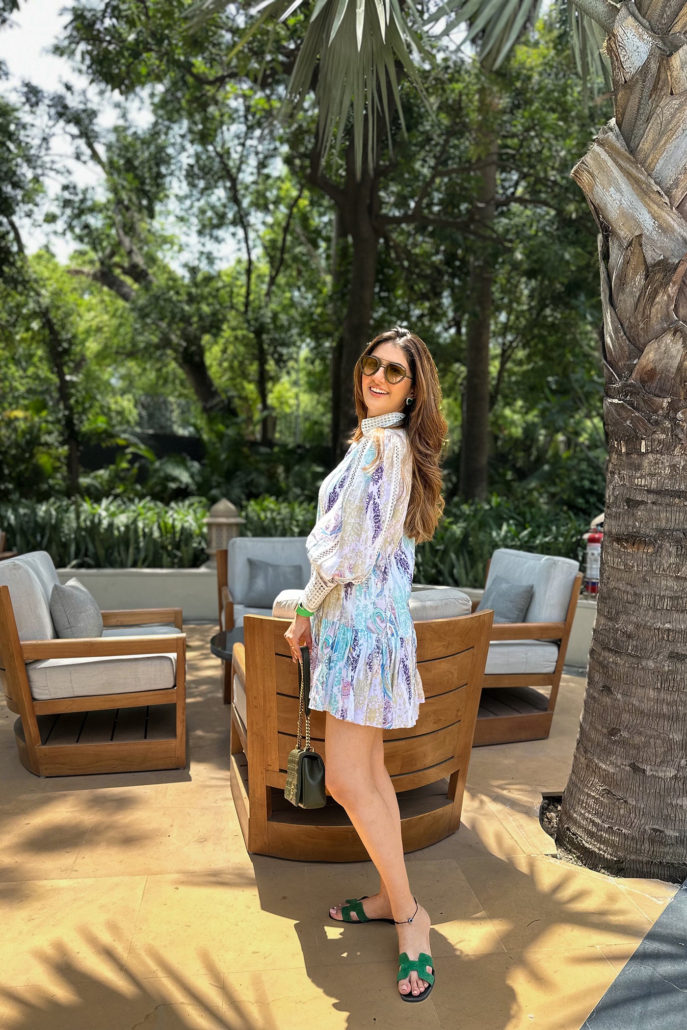 SUMMER SKY LACE DRESS