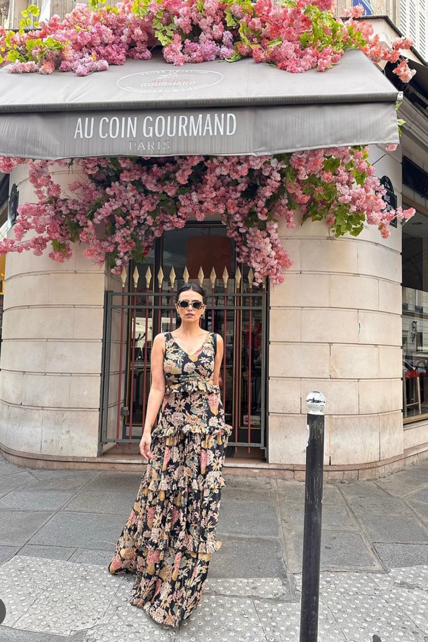 ROSHNI CHOPRA IN MIDNIGHT SUMMER MAXI DRESS