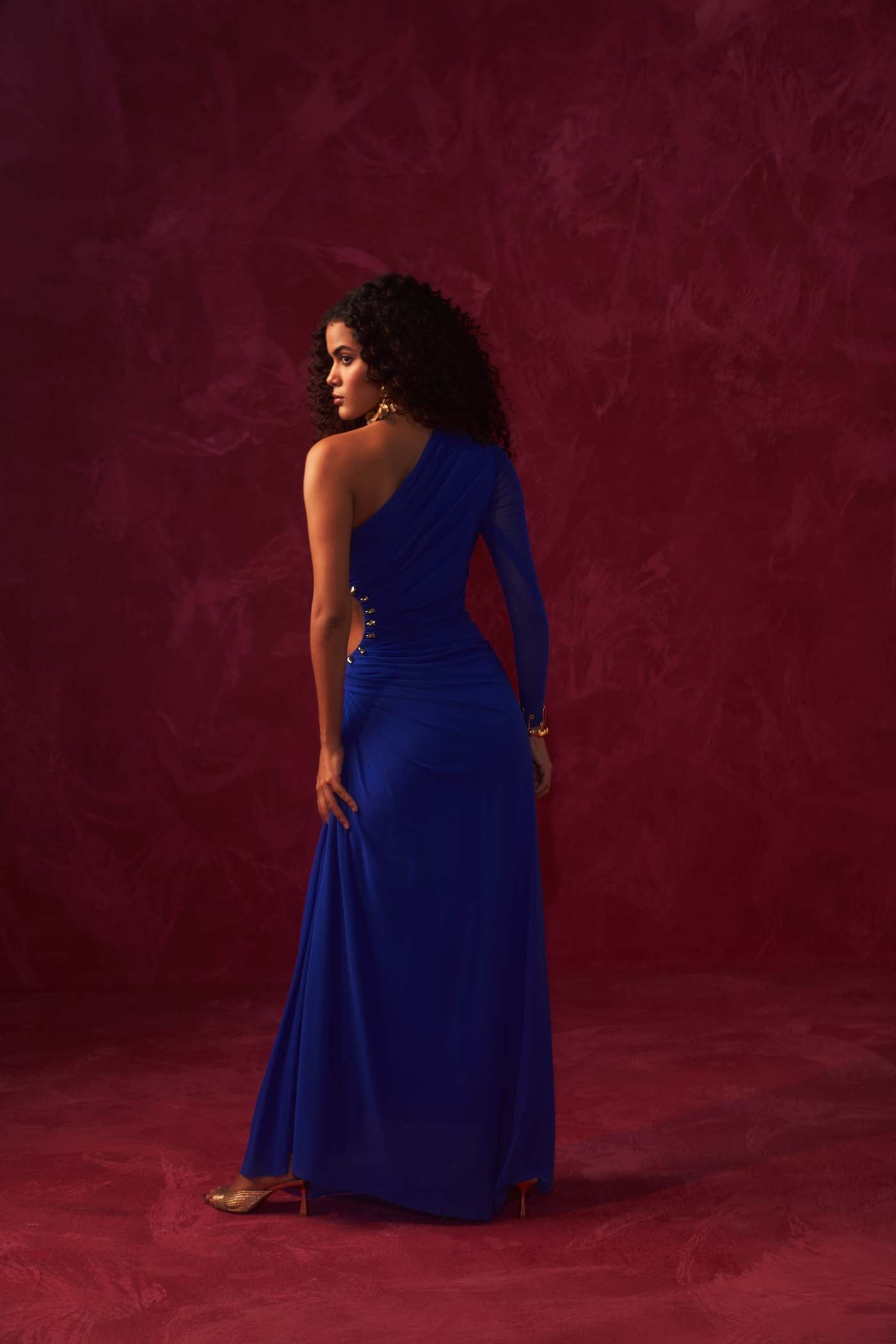 Bhagyashri Borse In Sloane Blue Dress