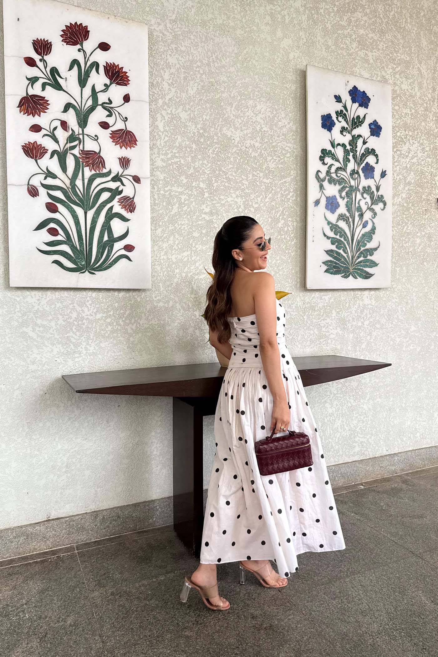 Isha Multani In Leia Strapless Dress