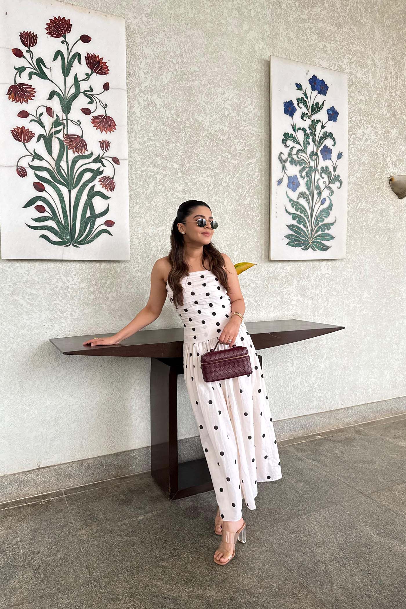 Isha Multani In Leia Strapless Dress