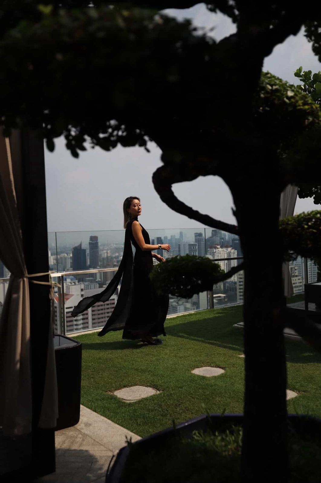 Jessie Li In Aurelia Maxi Dress