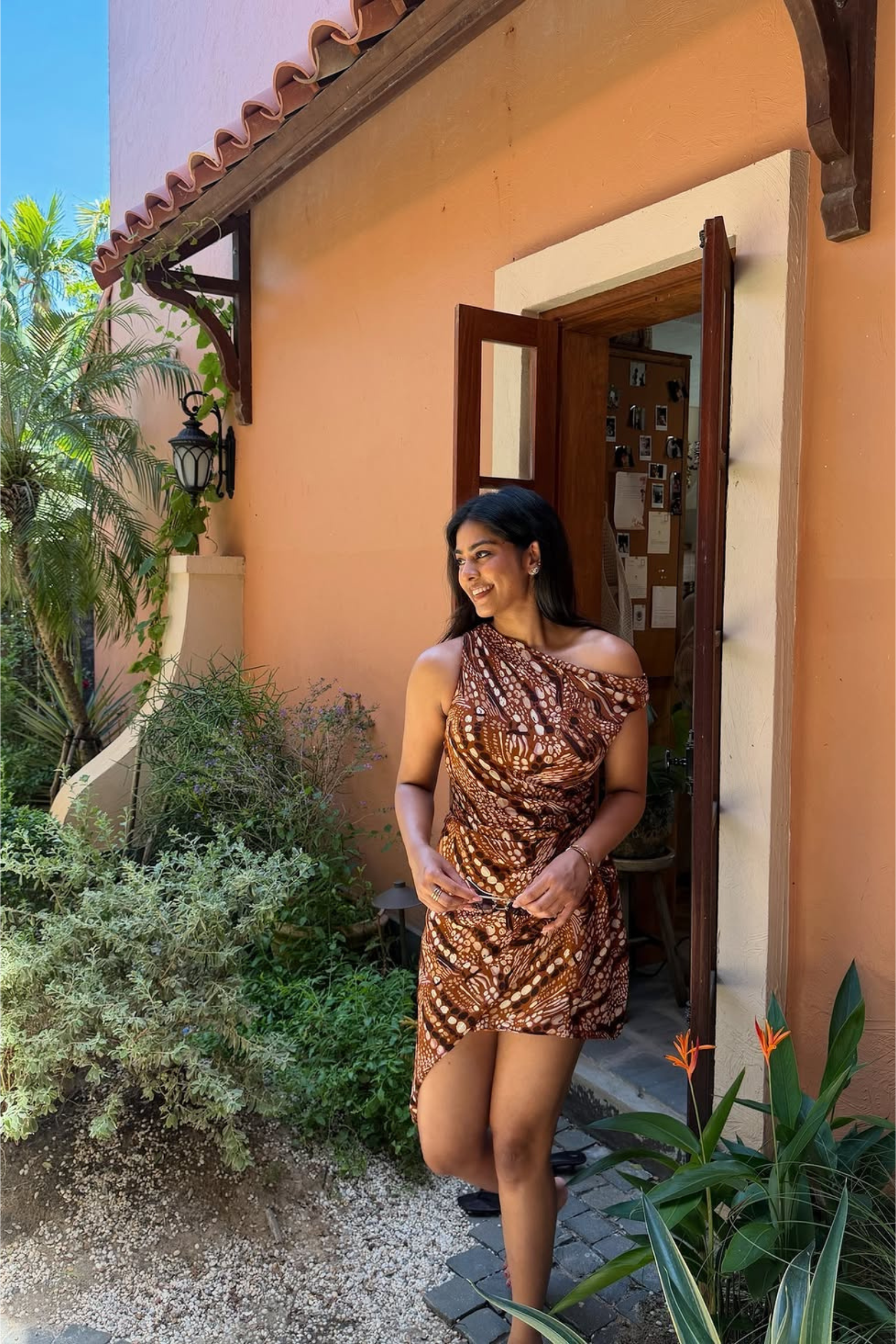 Divya Bopanna in the Nara Drape Dress