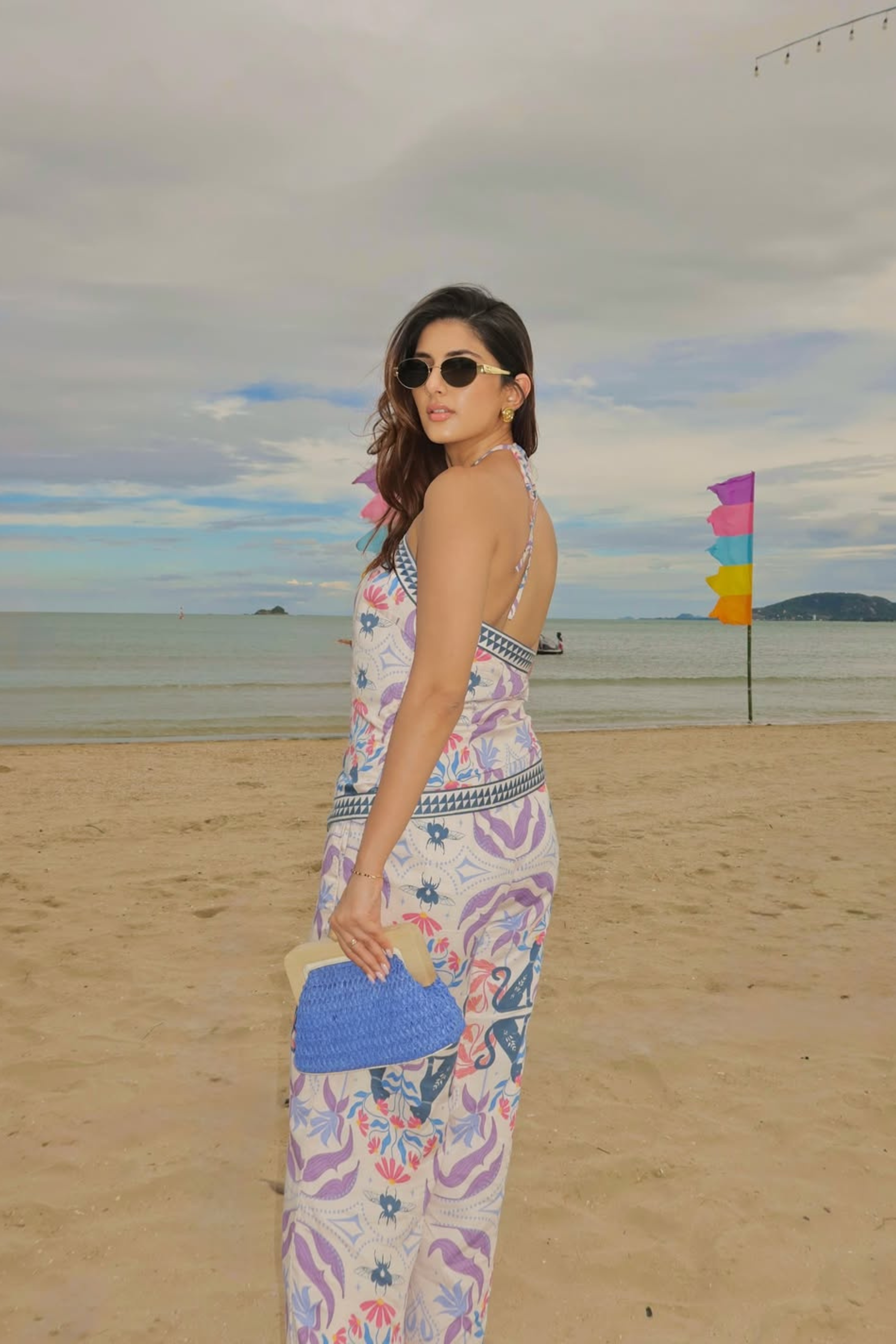 Meher Taluja in Paloma tiger set