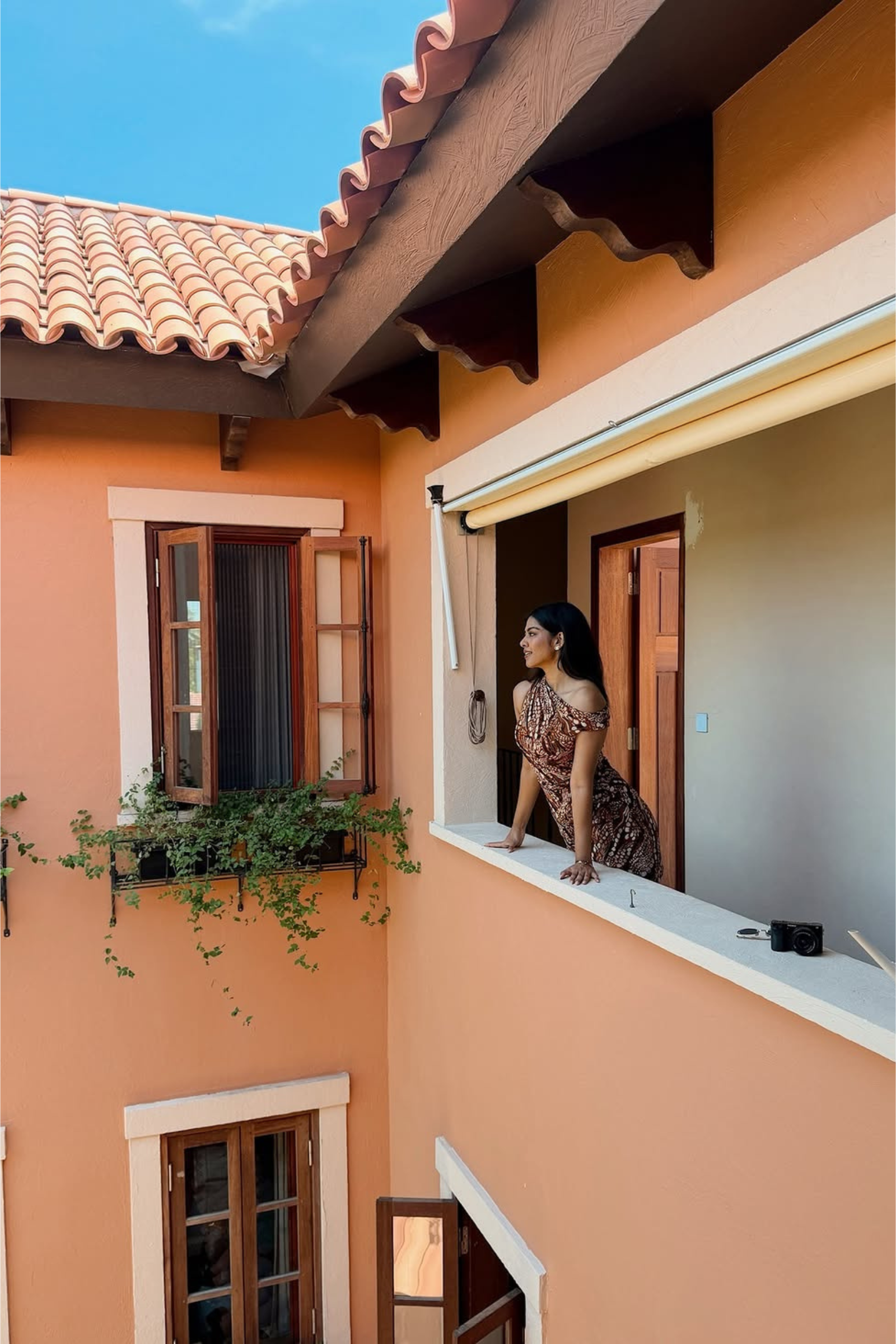 Divya Bopanna in the Nara Drape Dress