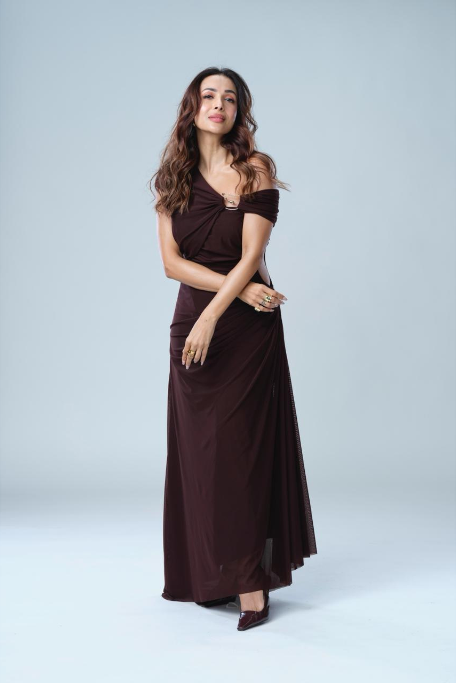 Malaika Arora in Alisha One Shoulder Dress