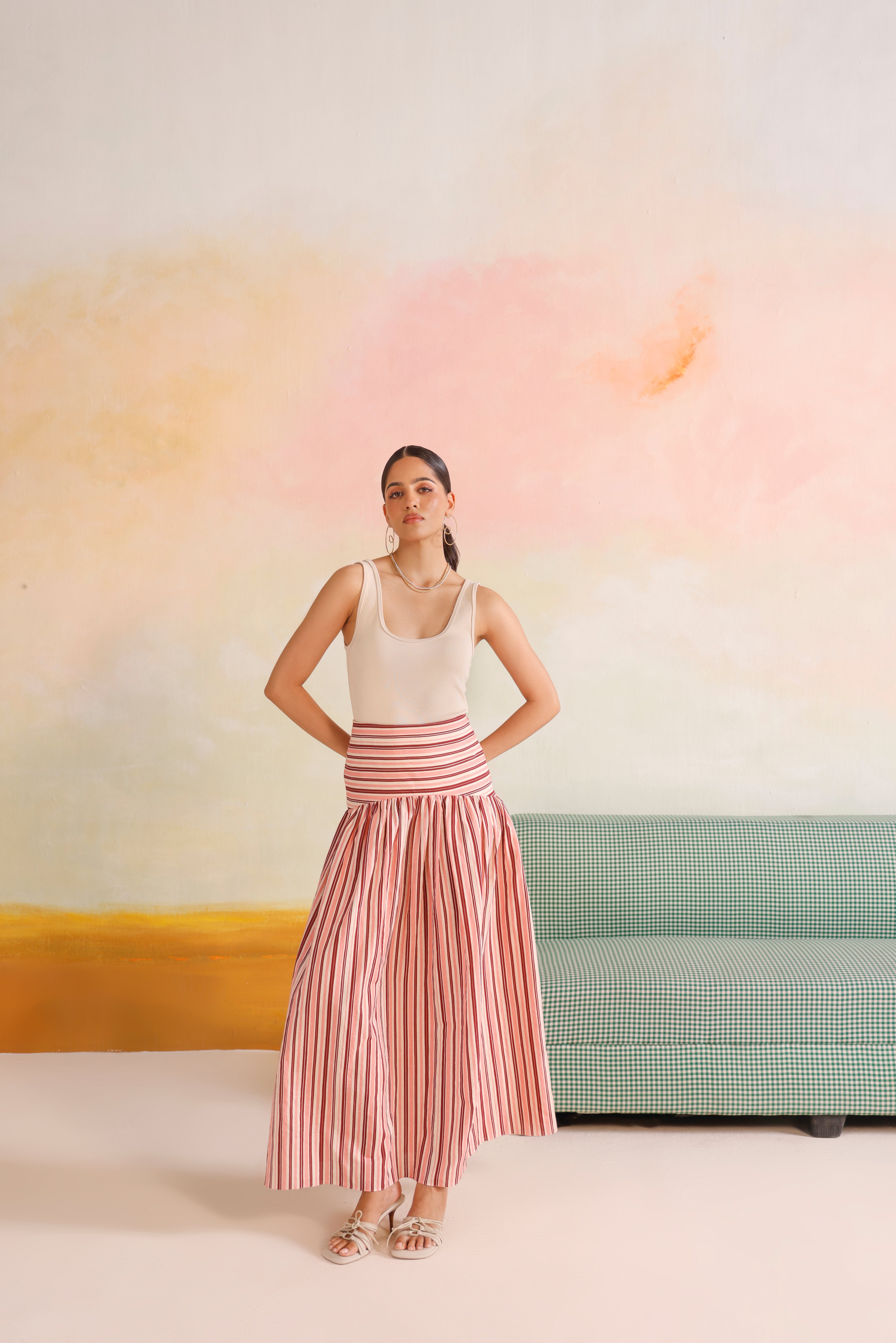 Zia Stripe Skirt
