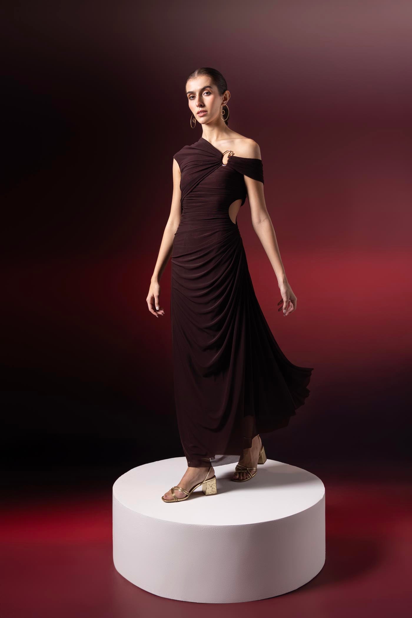 Alisha One-Shoulder Dress