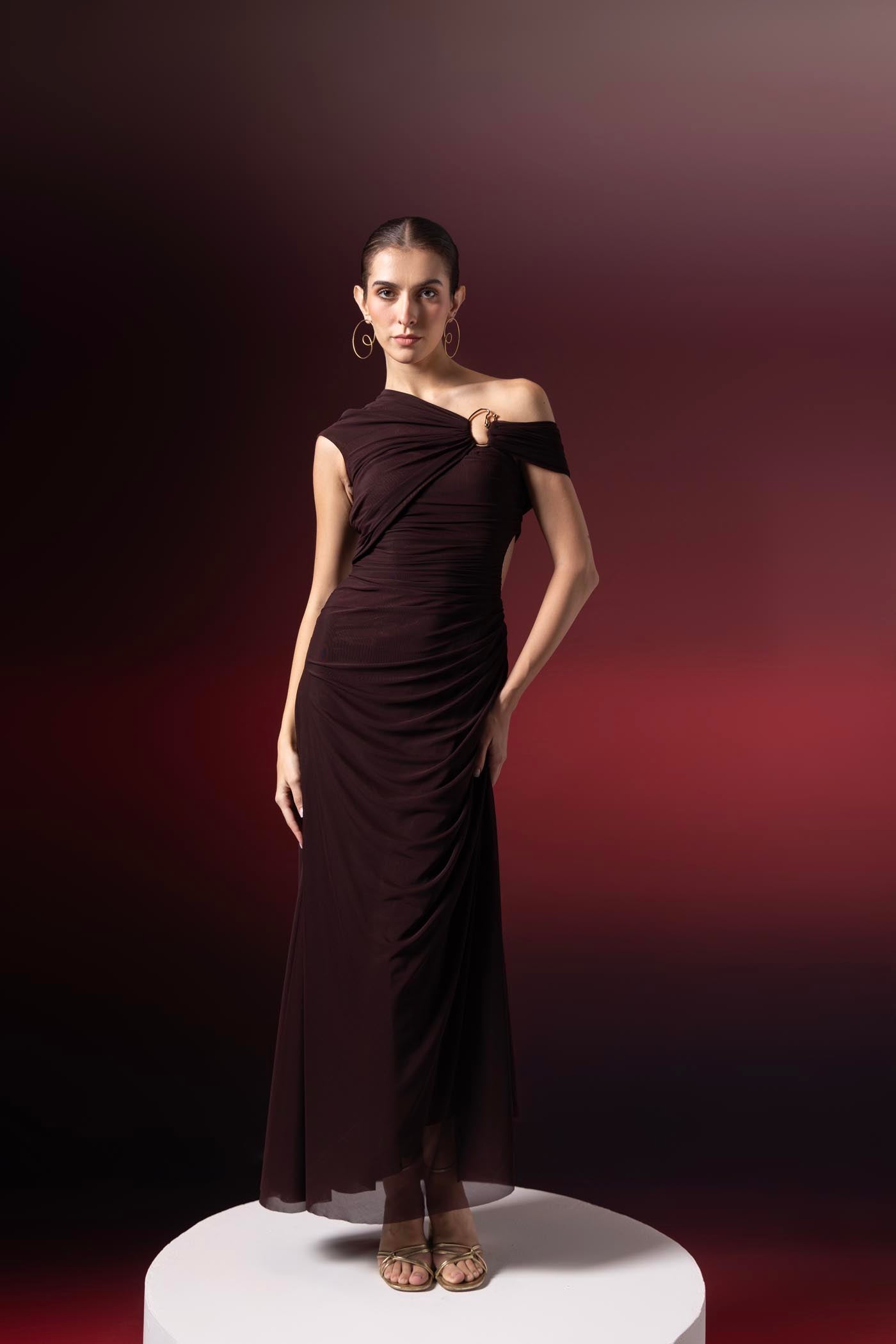 Alisha One-Shoulder Dress