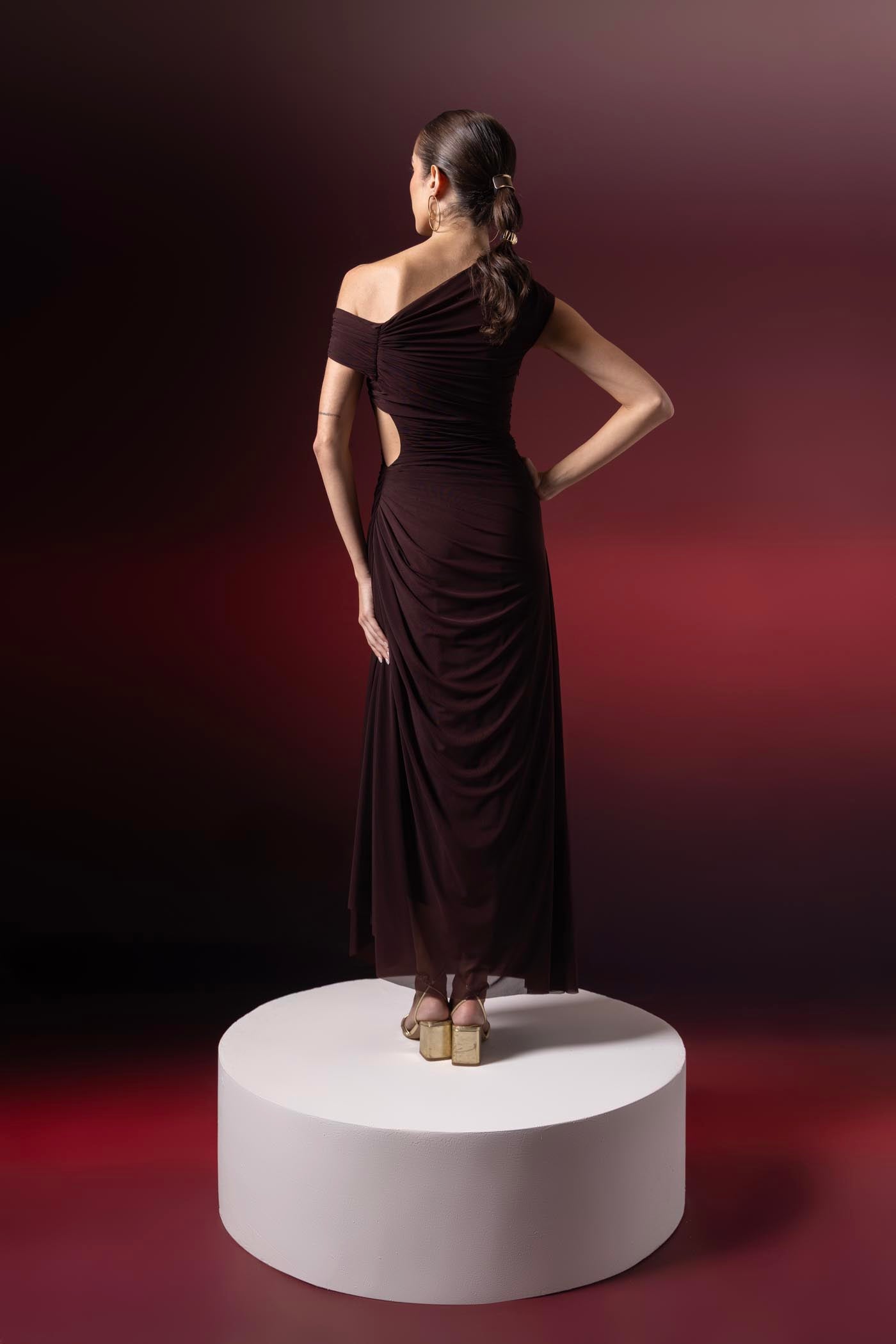 Alisha One-Shoulder Dress