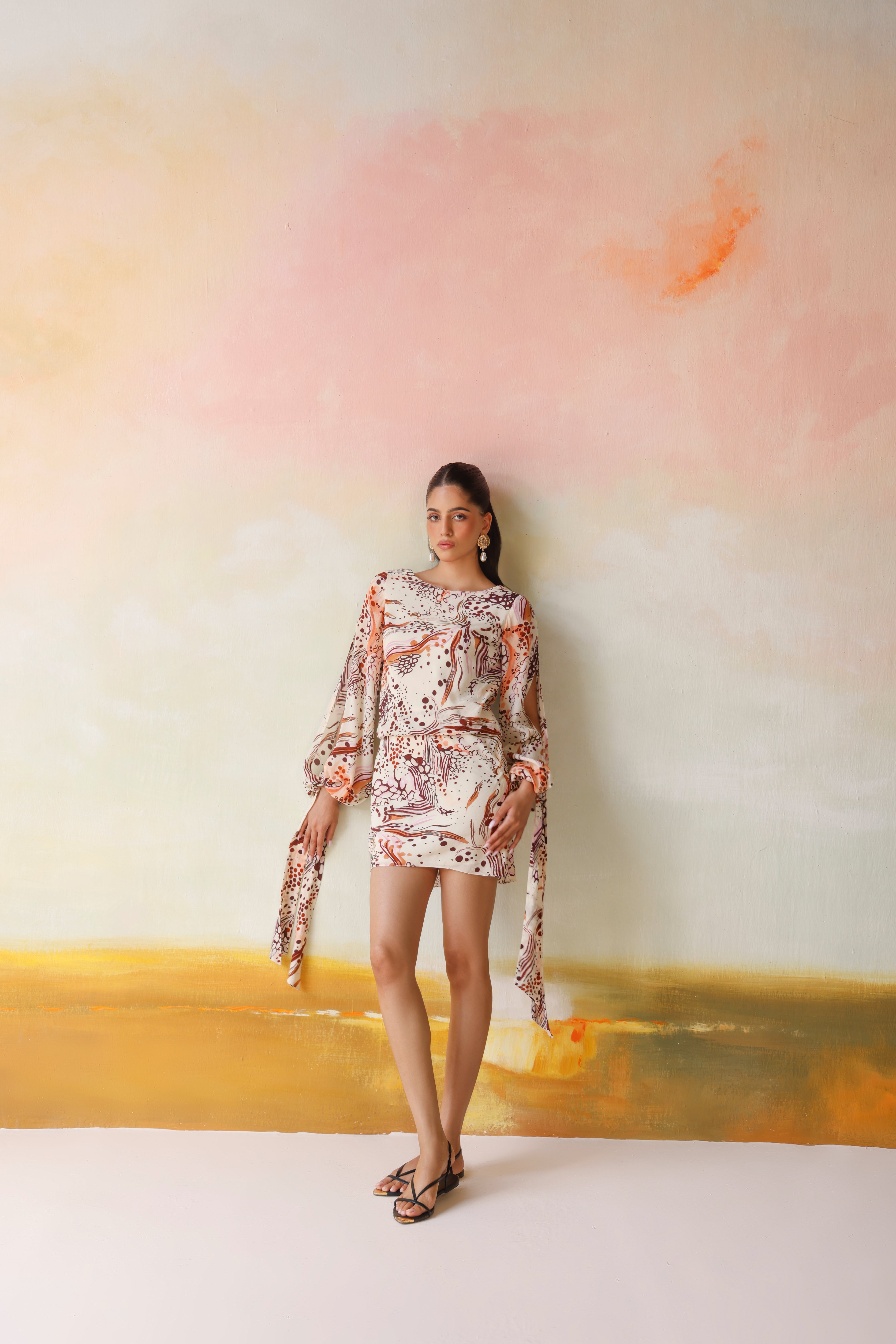 Savanna Cowl Mini Dress