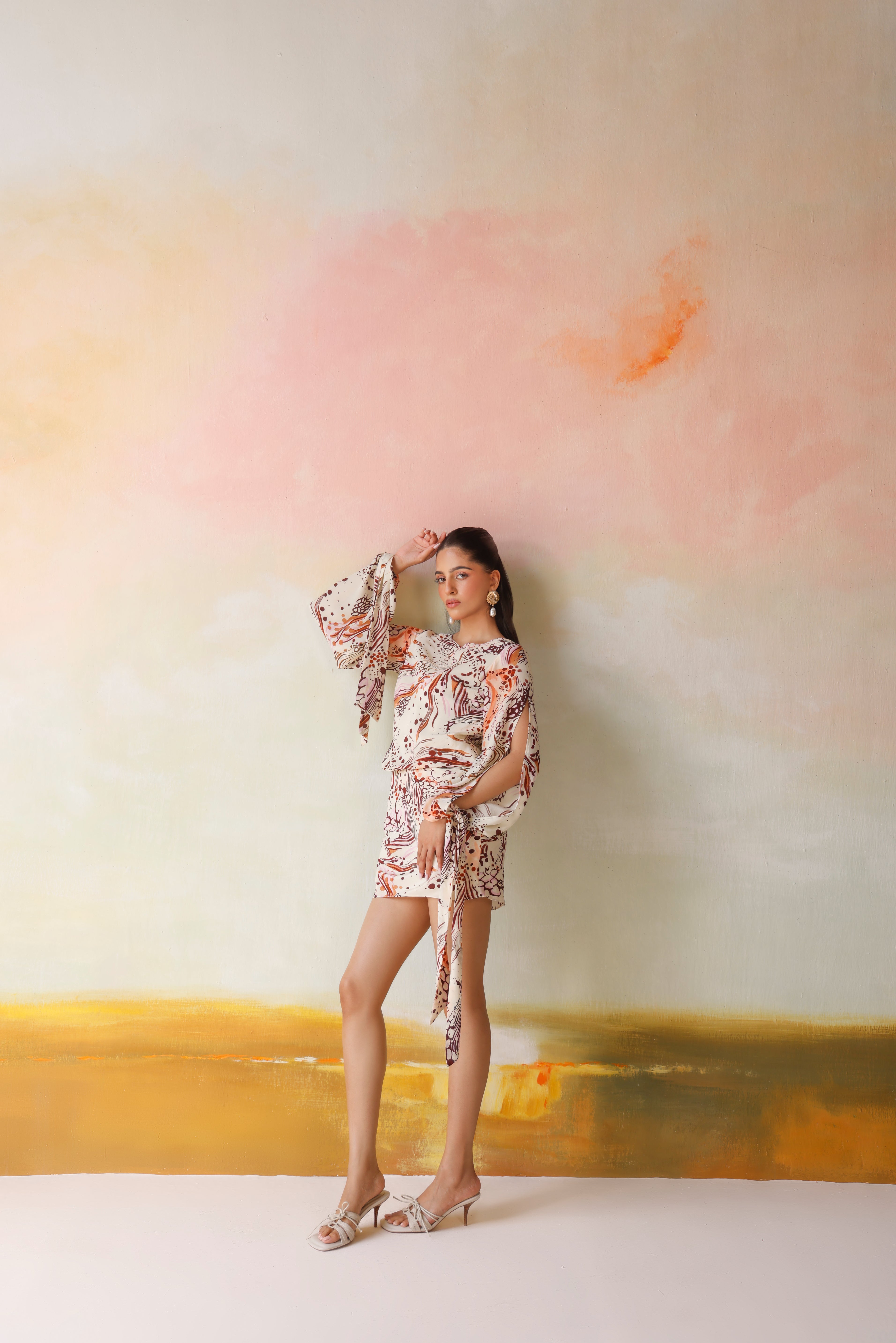 Savanna Cowl Mini Dress