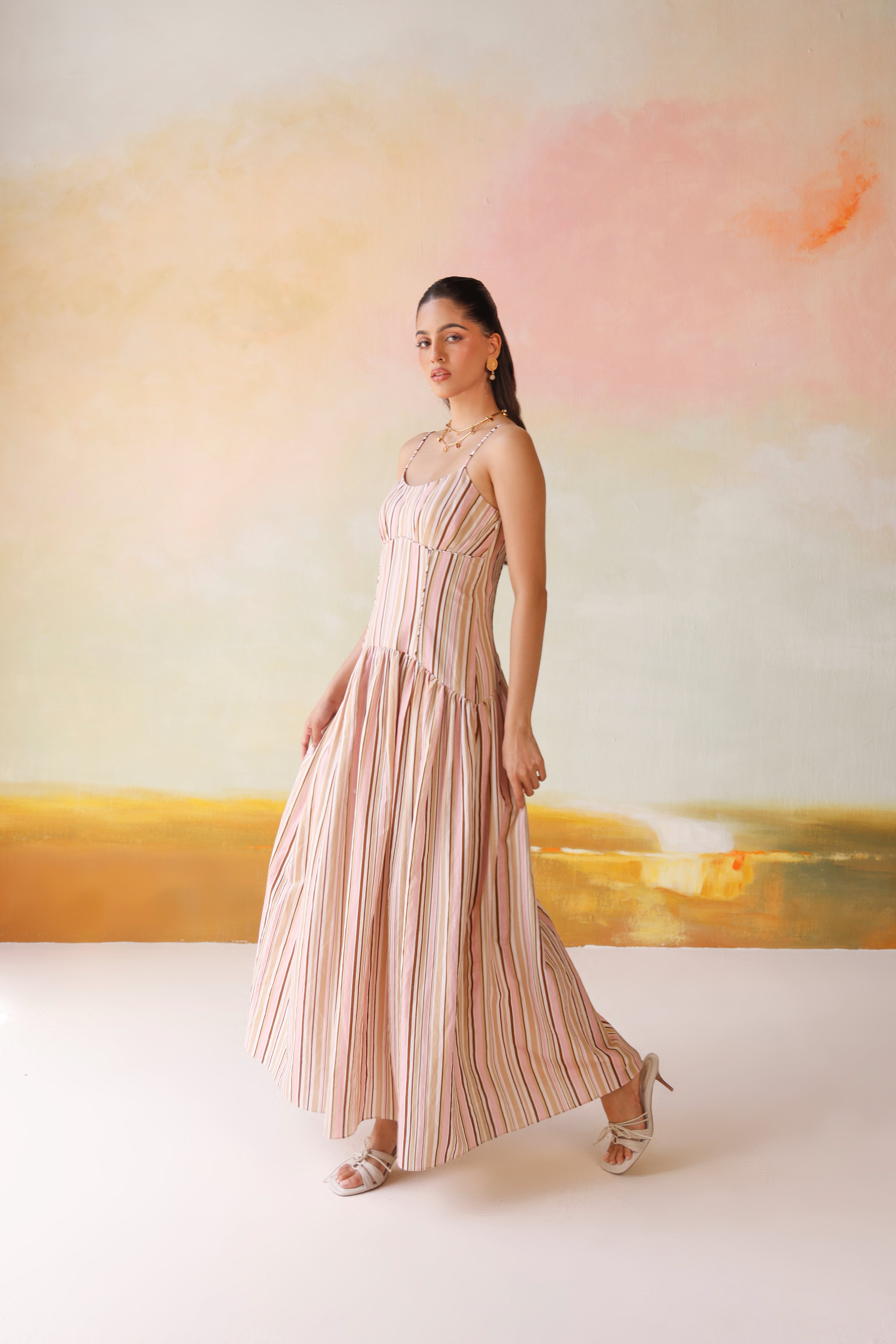 Sora Stripe Sundress