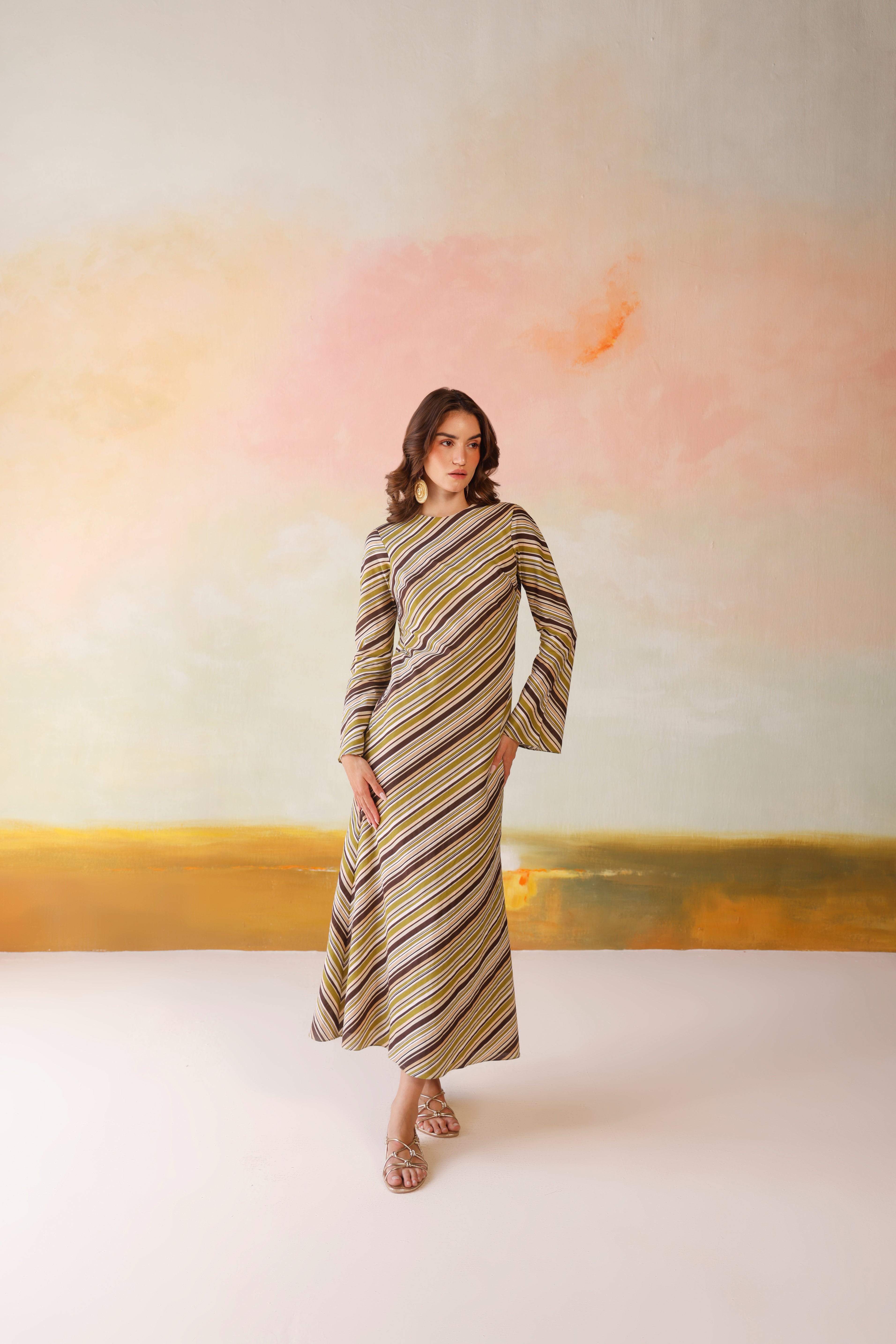 Dune Stripe Sundress