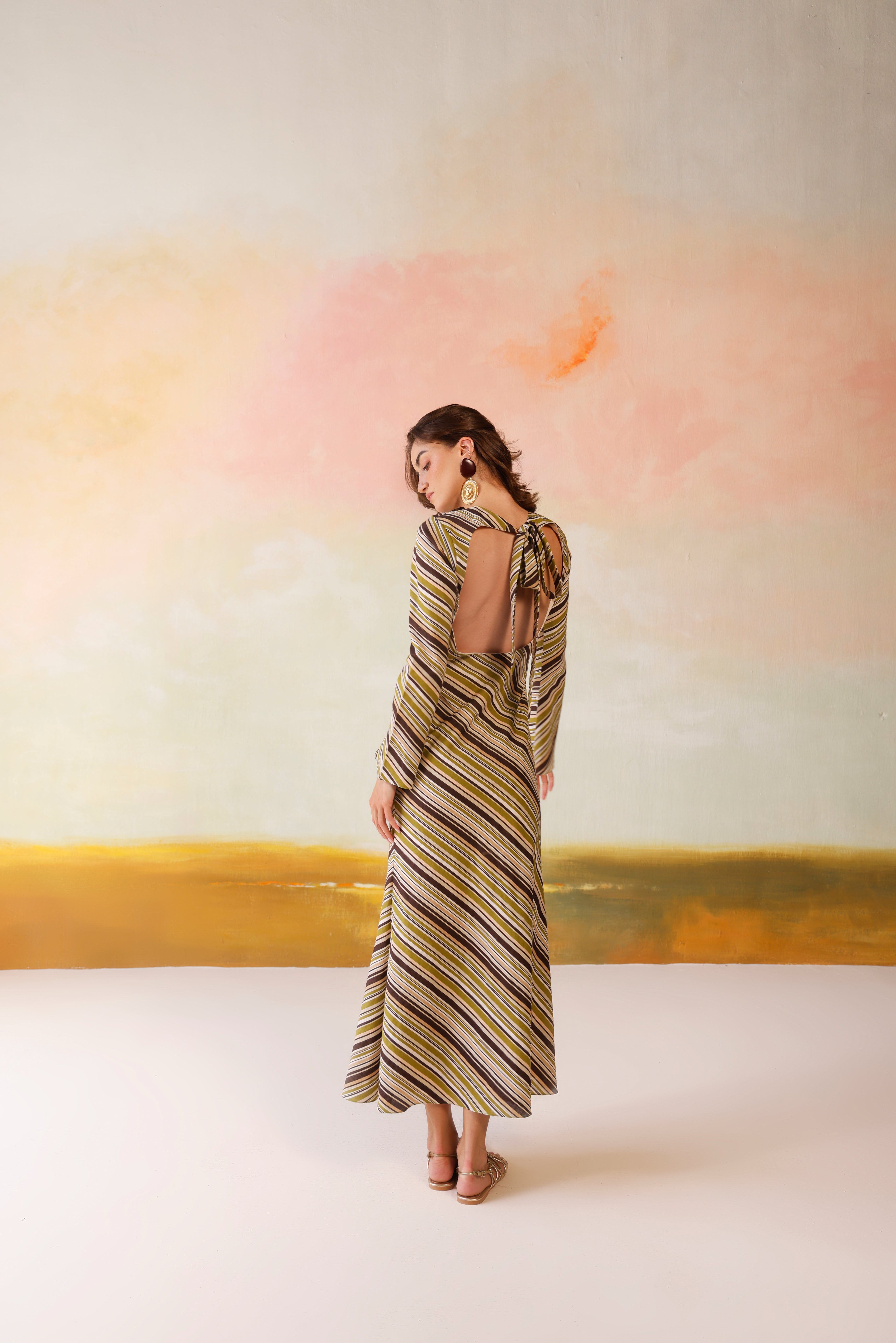 Dune Stripe Sundress