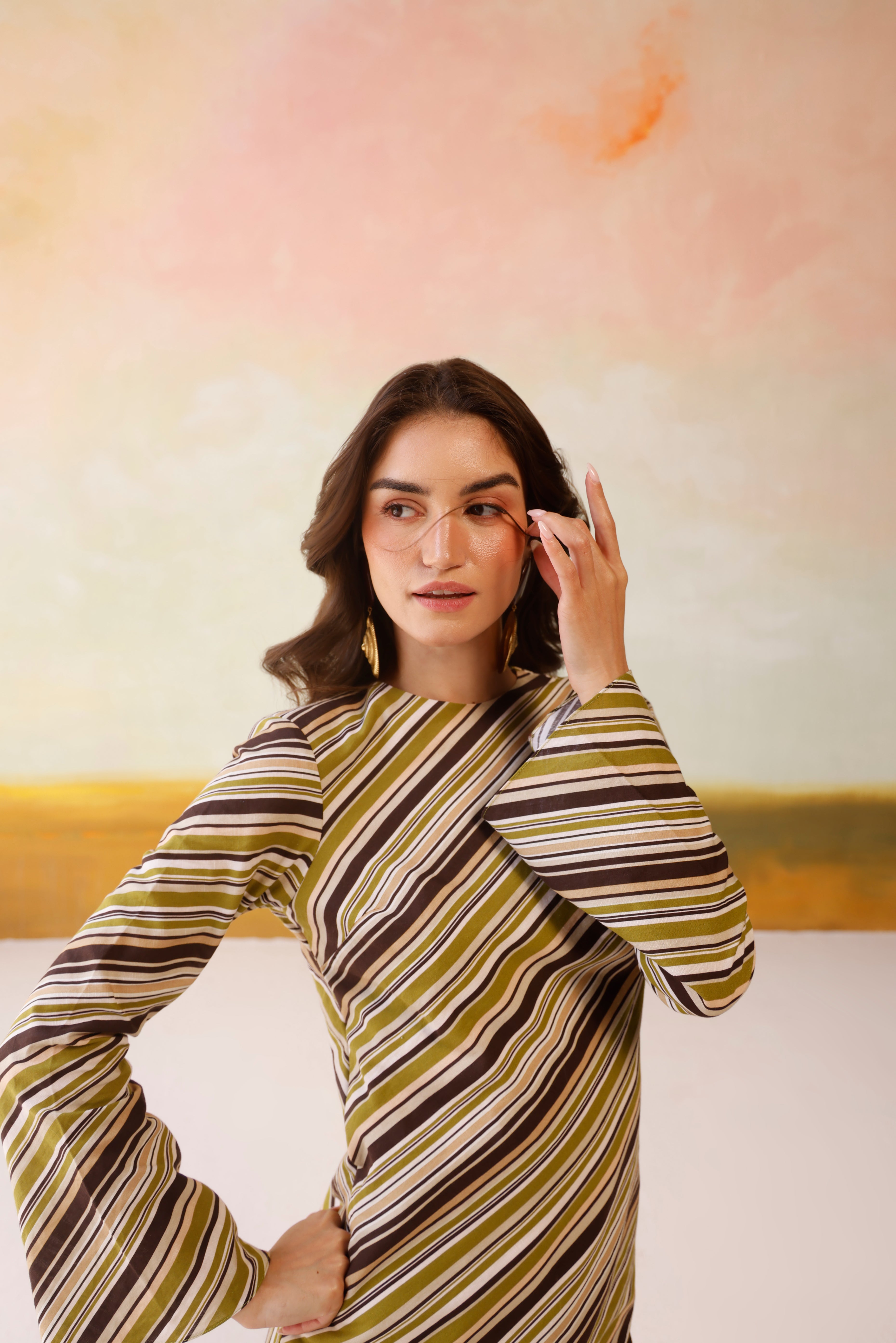 Dune Stripe Sundress