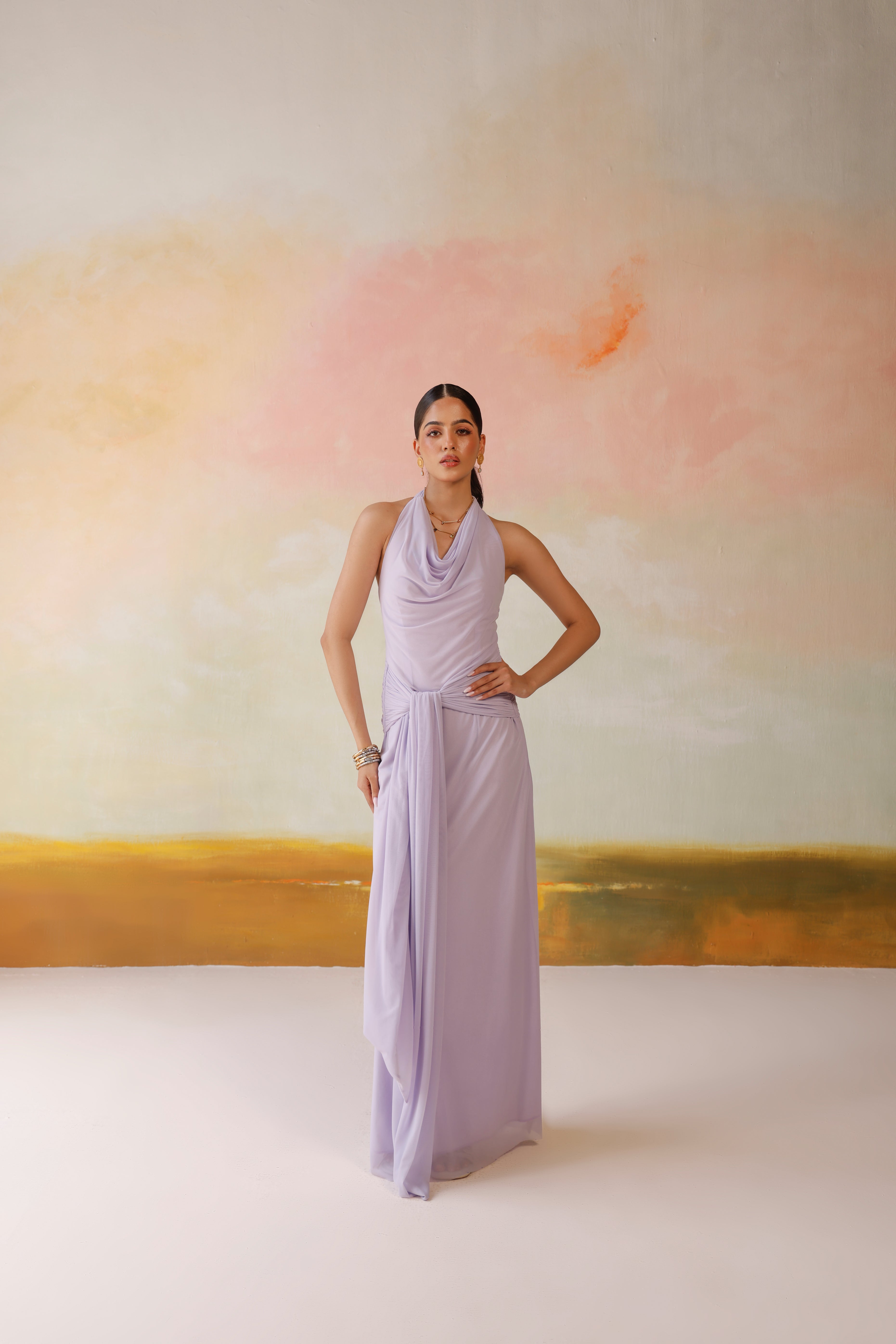 Iris Halter Dress