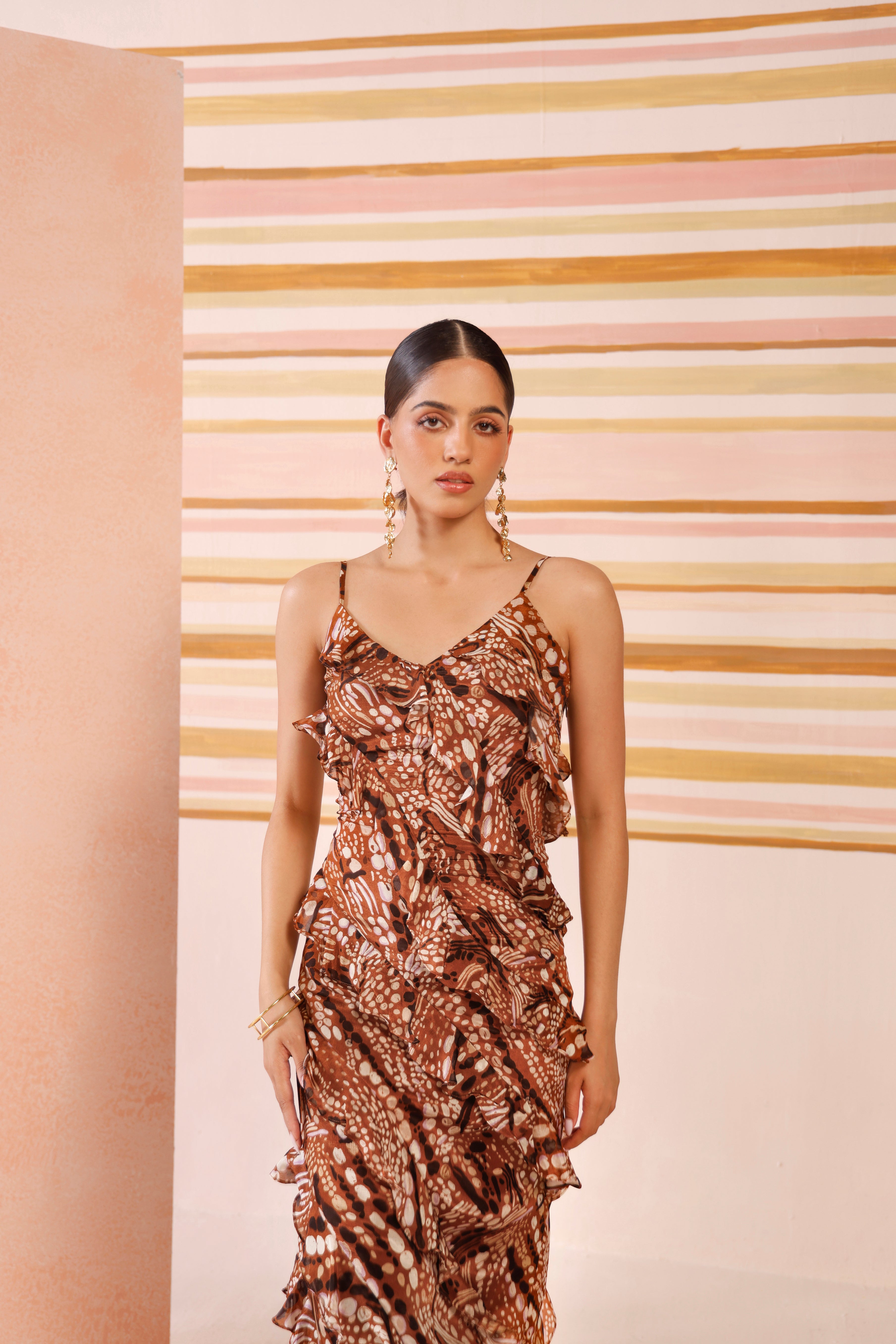 Nara Ruffle Dress