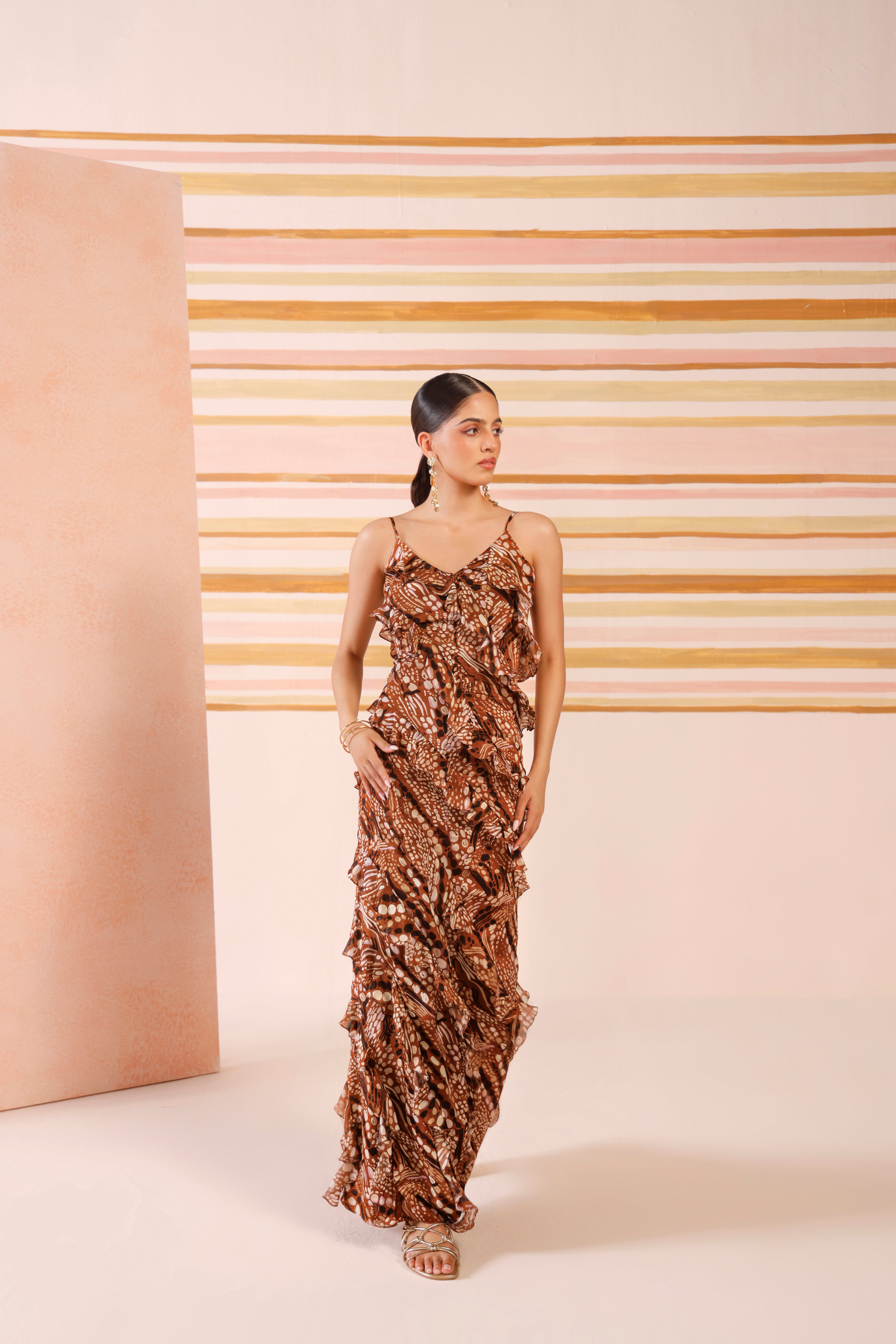 Nara Ruffle Dress