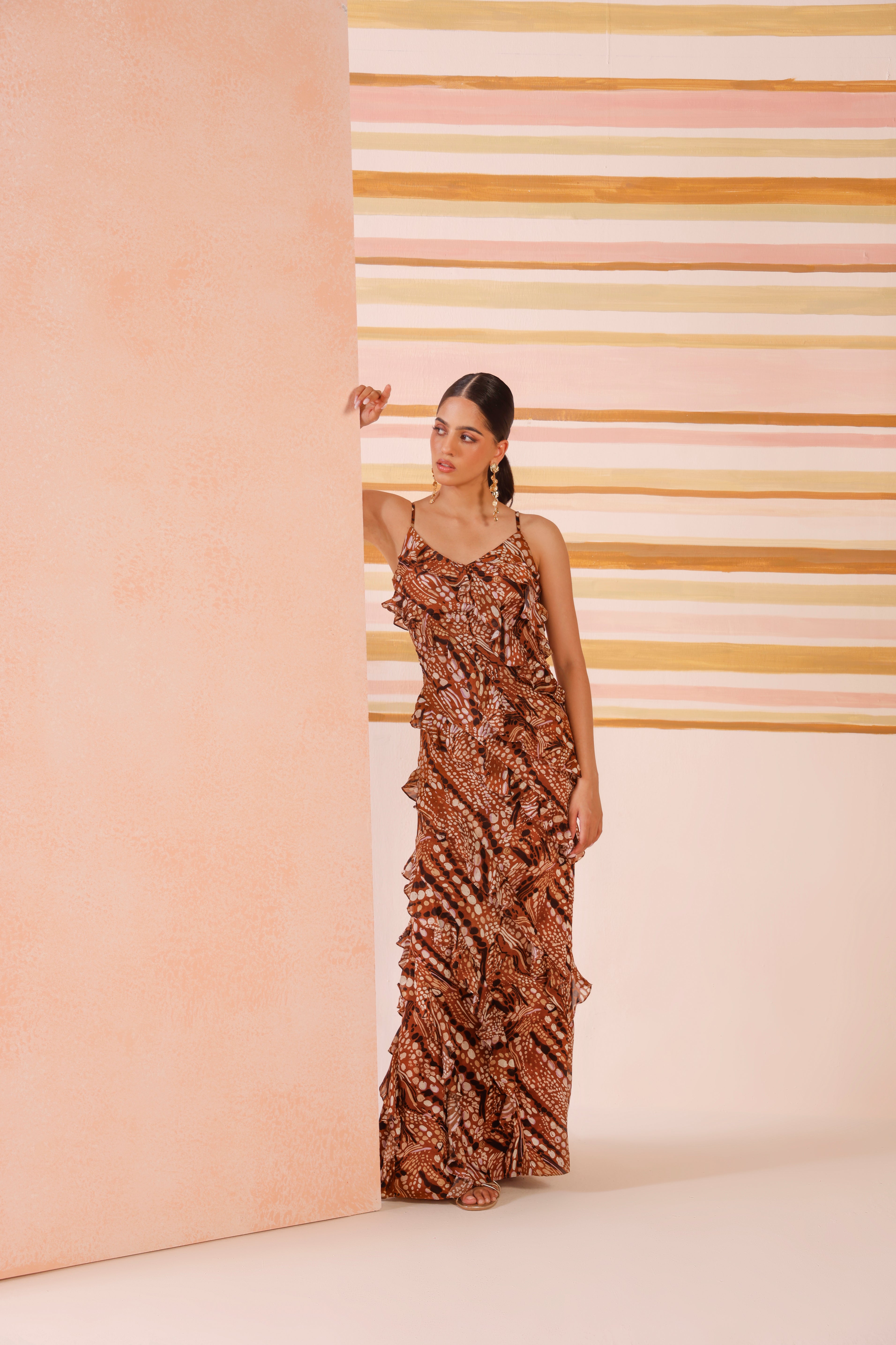 Nara Ruffle Dress