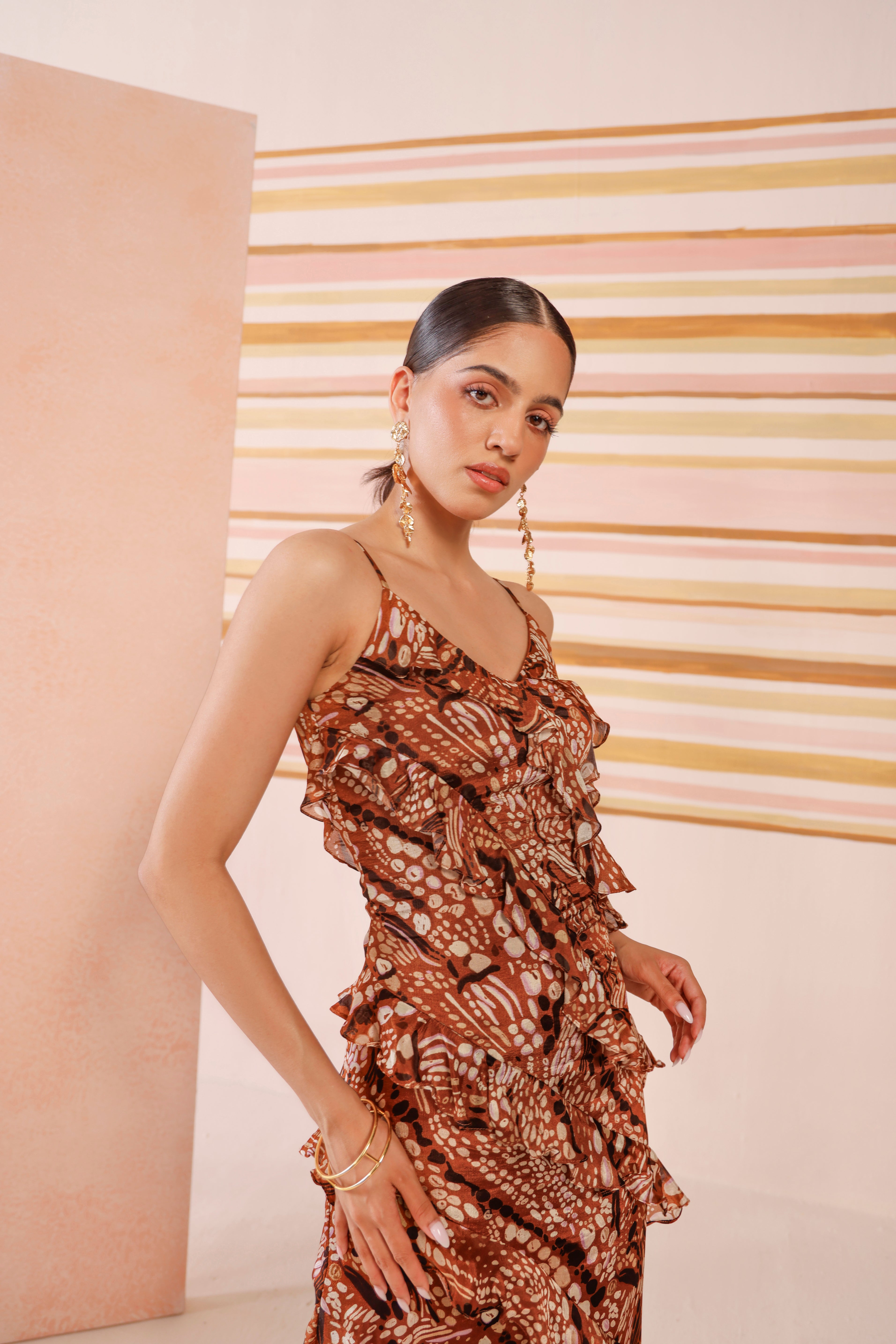 Nara Ruffle Dress