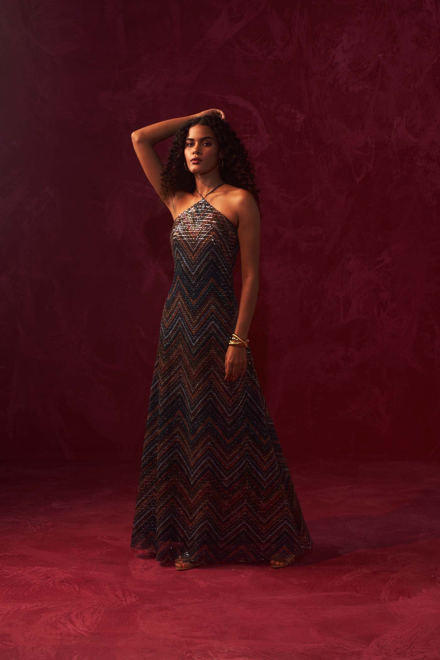 Sierra Halter Maxi Dress